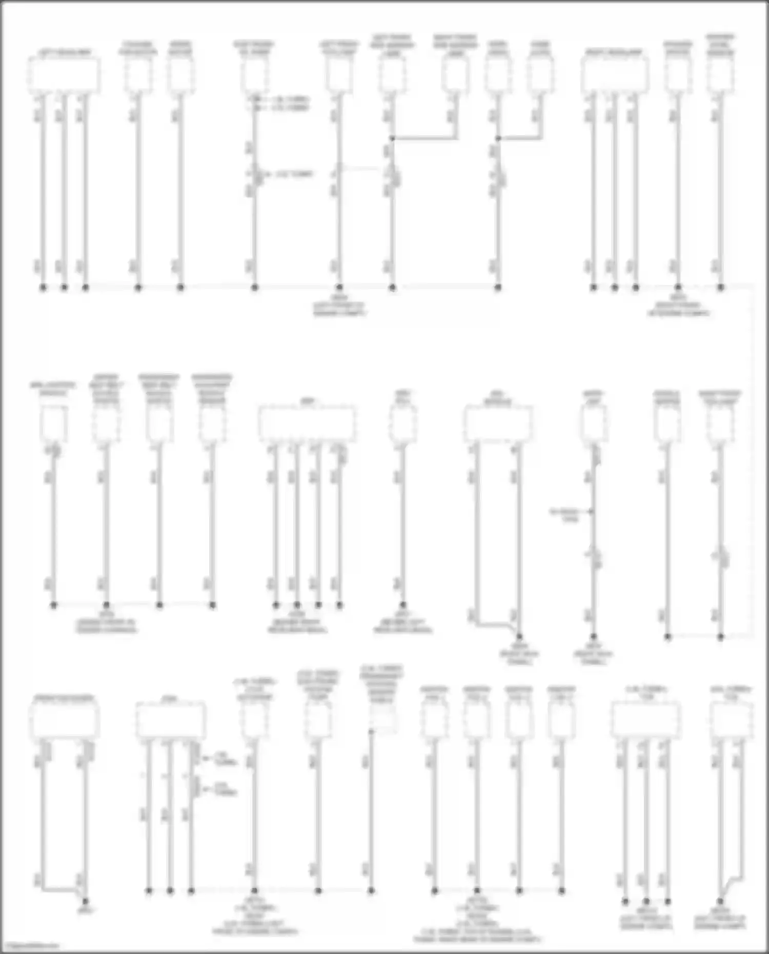 K5 Kia III facelift (2023-2024): Ground distribution circuit (3 of 6)
