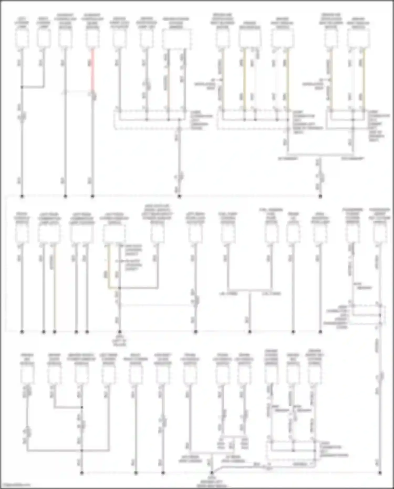 K5 Kia III facelift (2023-2024): Ground distribution circuit (4 of 6)