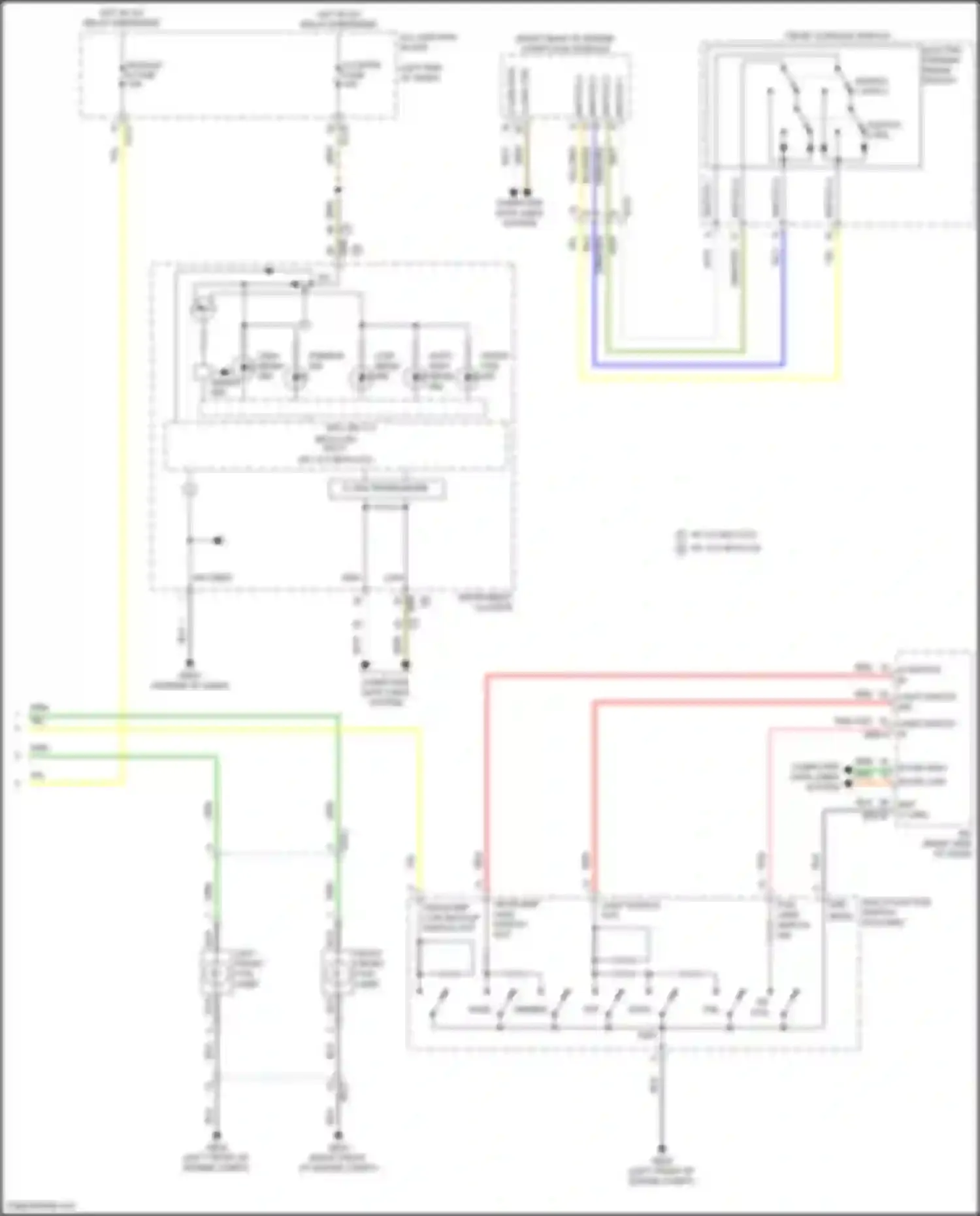 K5 Kia III facelift (2023-2024): Headlamps circuit (2 of 2)