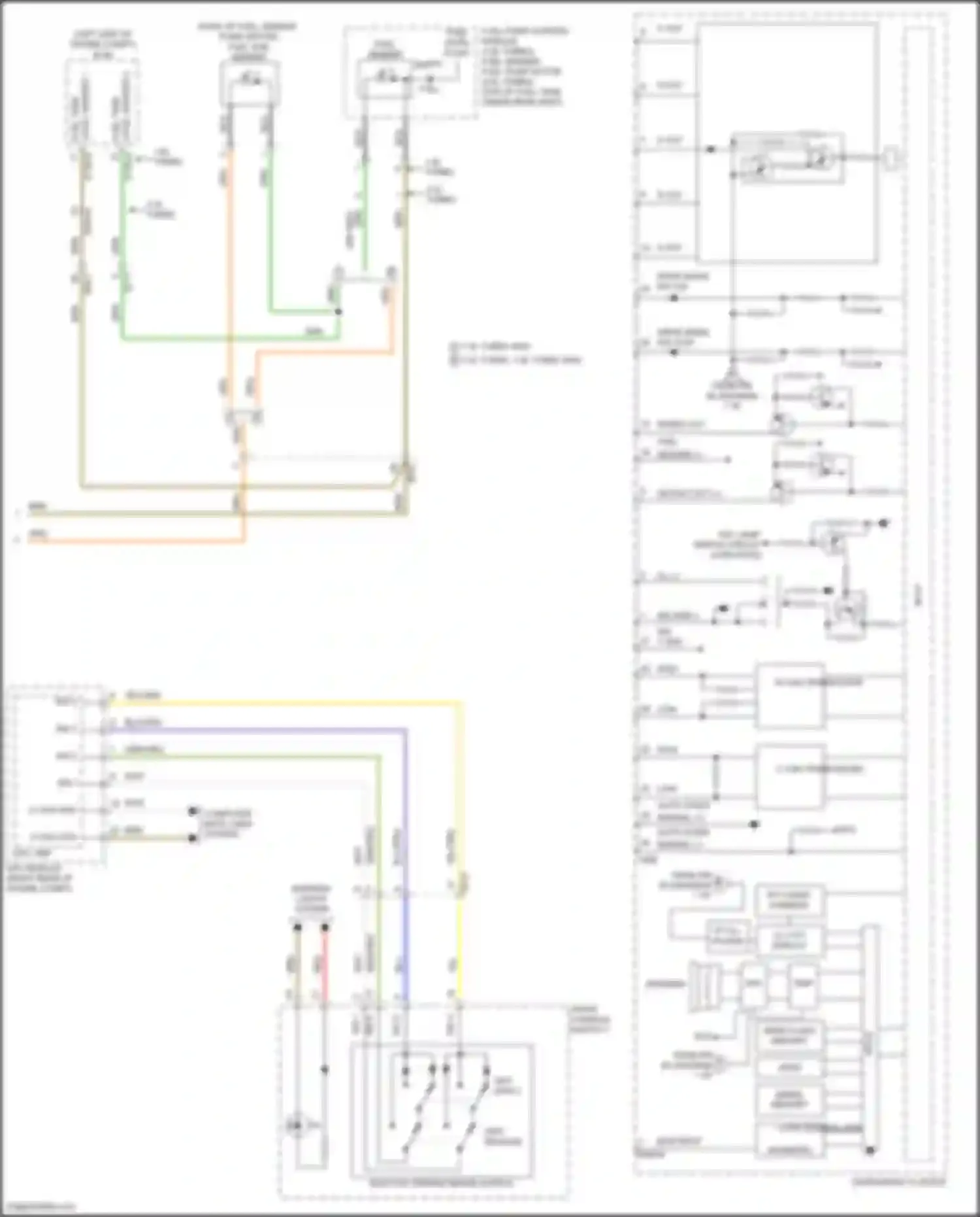 K5 Kia III facelift (2023-2024): Instrument cluster circuit, w/ 12.3 inch tft lcd (3 of 3)