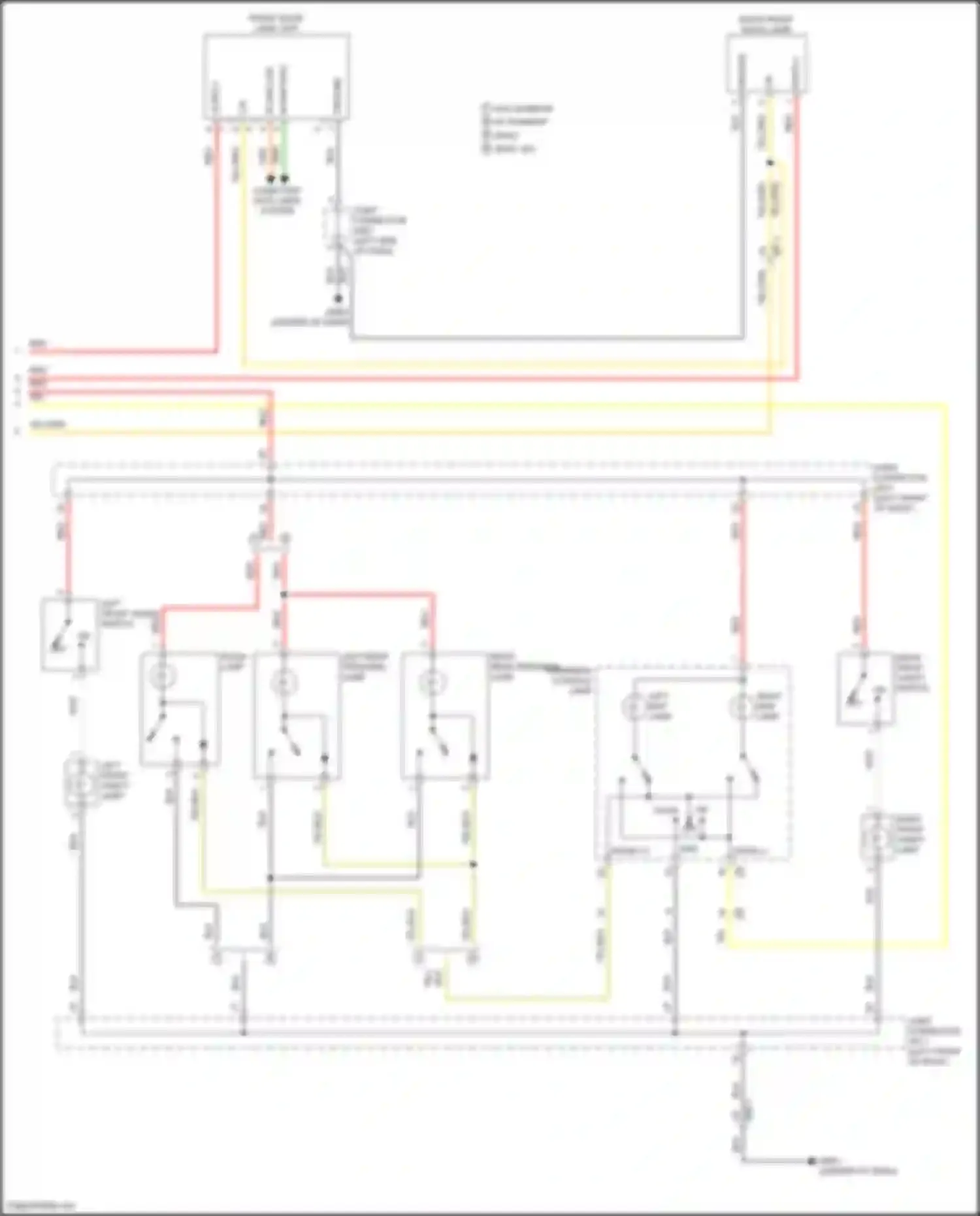 K5 Kia III facelift (2023-2024): Courtesy lamps circuit (3 of 3)