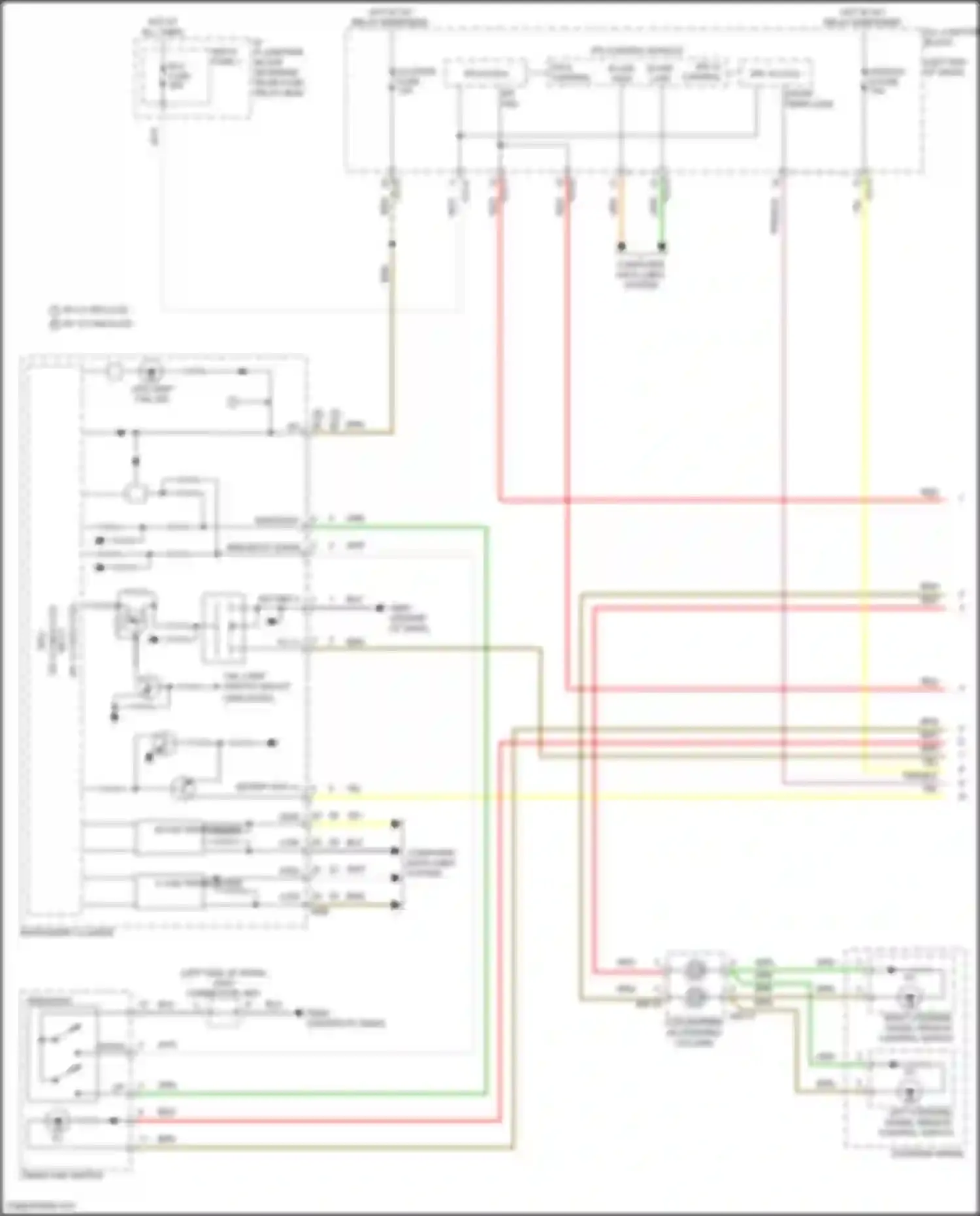 K5 Kia III facelift (2023-2024): Instrument illumination circuit (1 of 3)