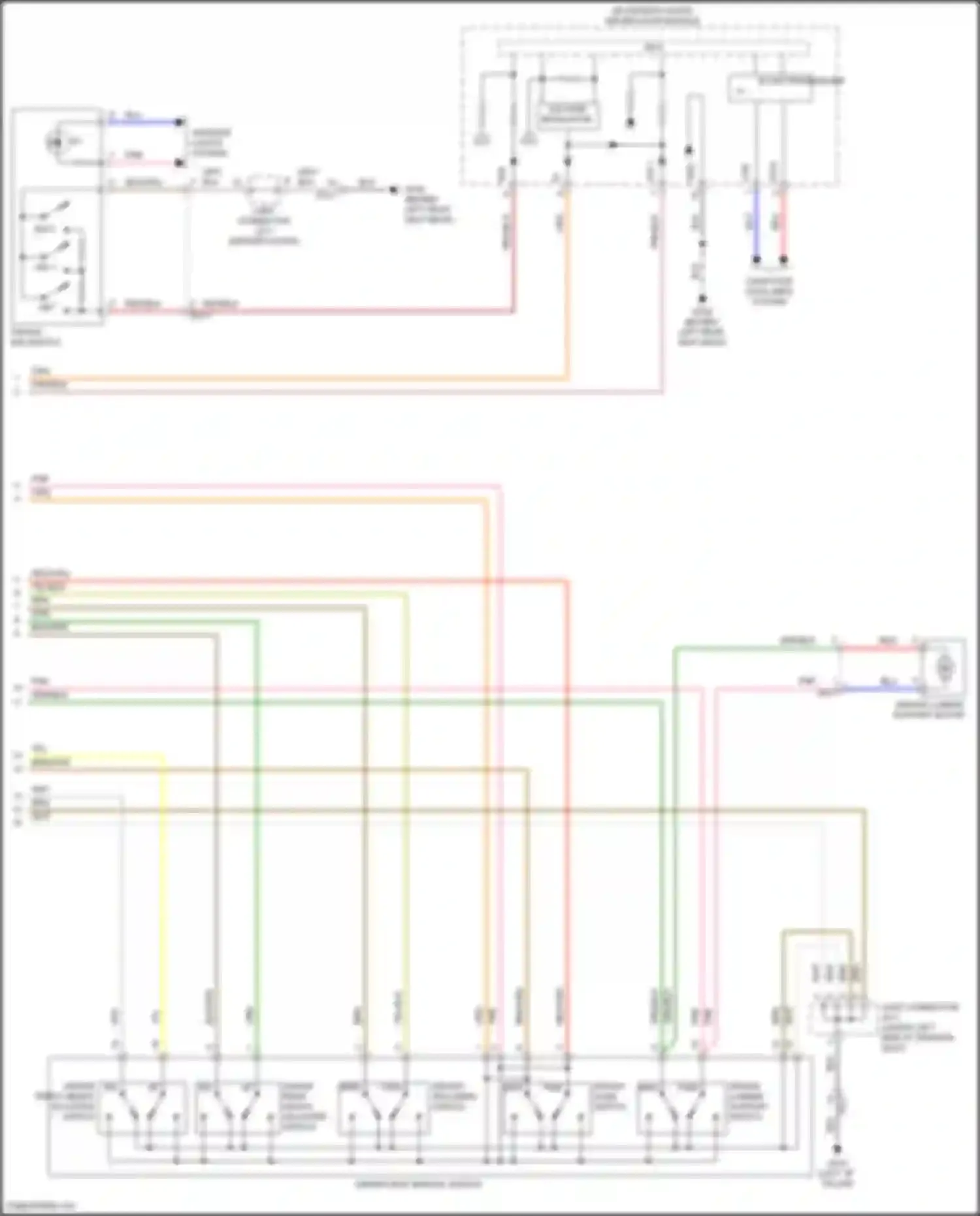 K5 Kia III facelift (2023-2024): Driver"s memory seat circuit (2 of 2)