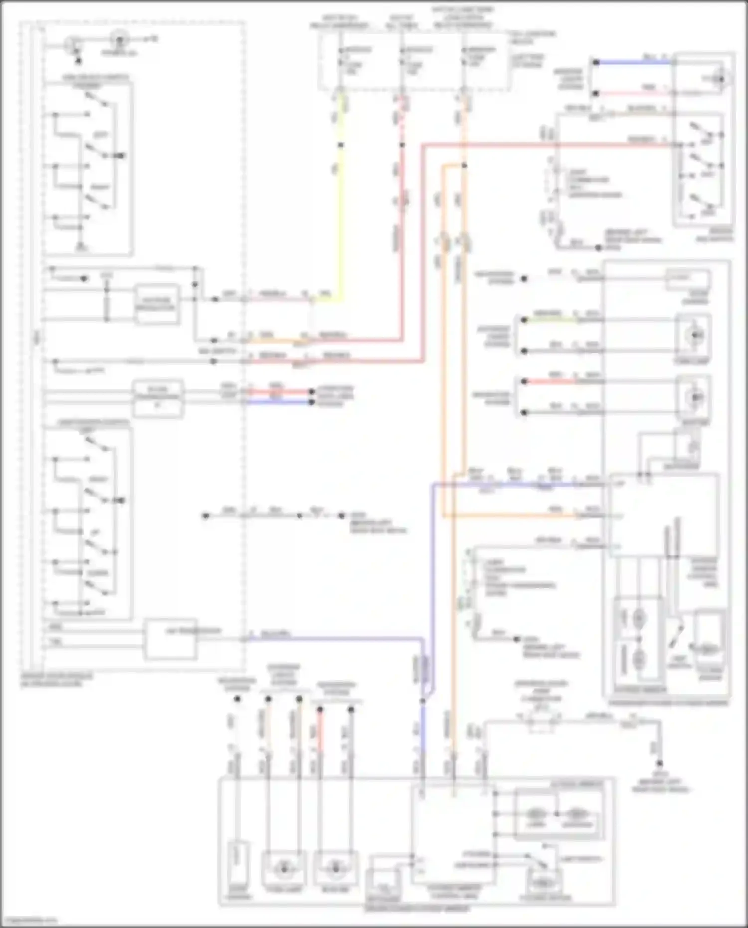 K5 Kia III facelift (2023-2024): Memory mirrors circuit