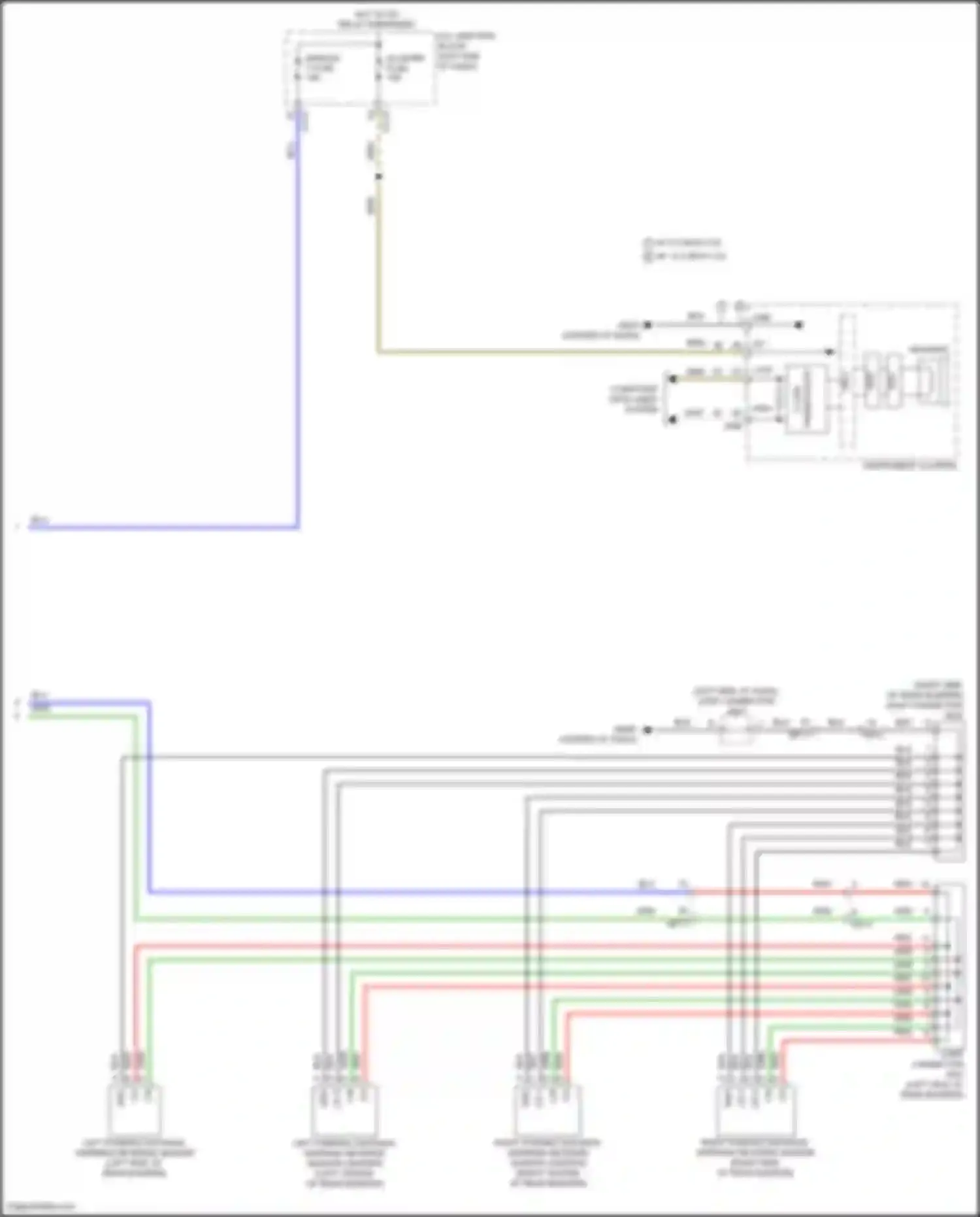 K5 Kia III facelift (2023-2024): Parking assistant circuit (2 of 2)