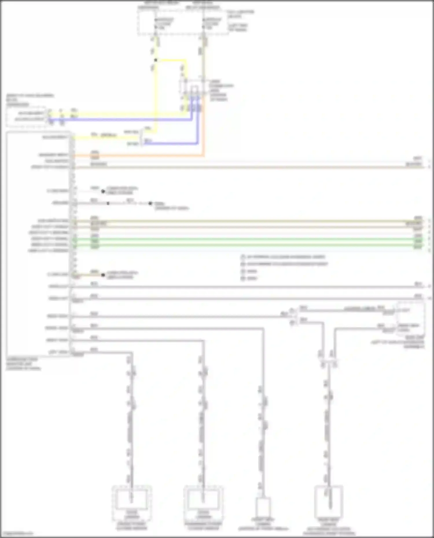 K5 Kia III facelift (2023-2024): Surround view monitor circuit (1 of 2)