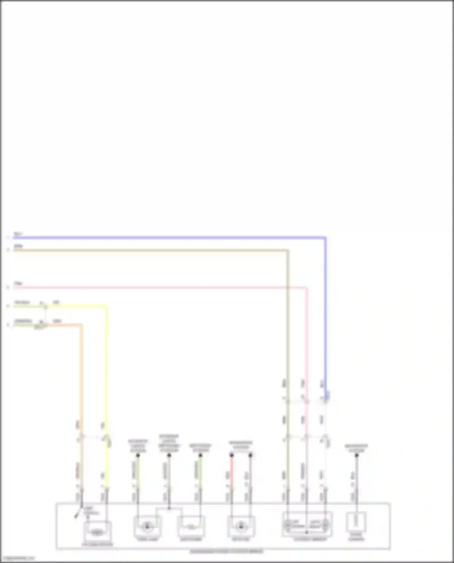 K5 Kia III facelift (2023-2024): Power mirrors circuit (2 of 2)