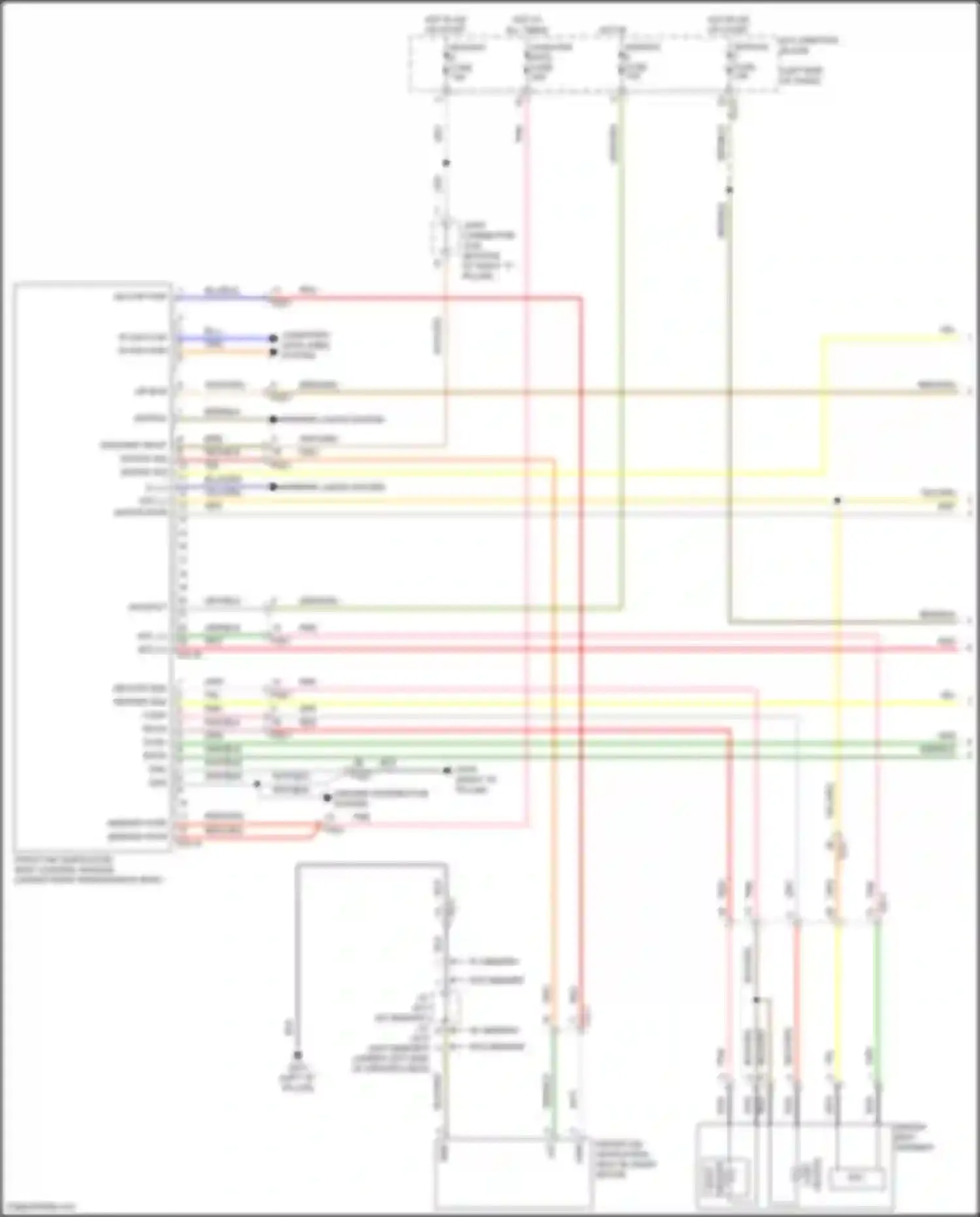 K5 Kia III facelift (2023-2024): Seat ventilation circuit (1 of 2)