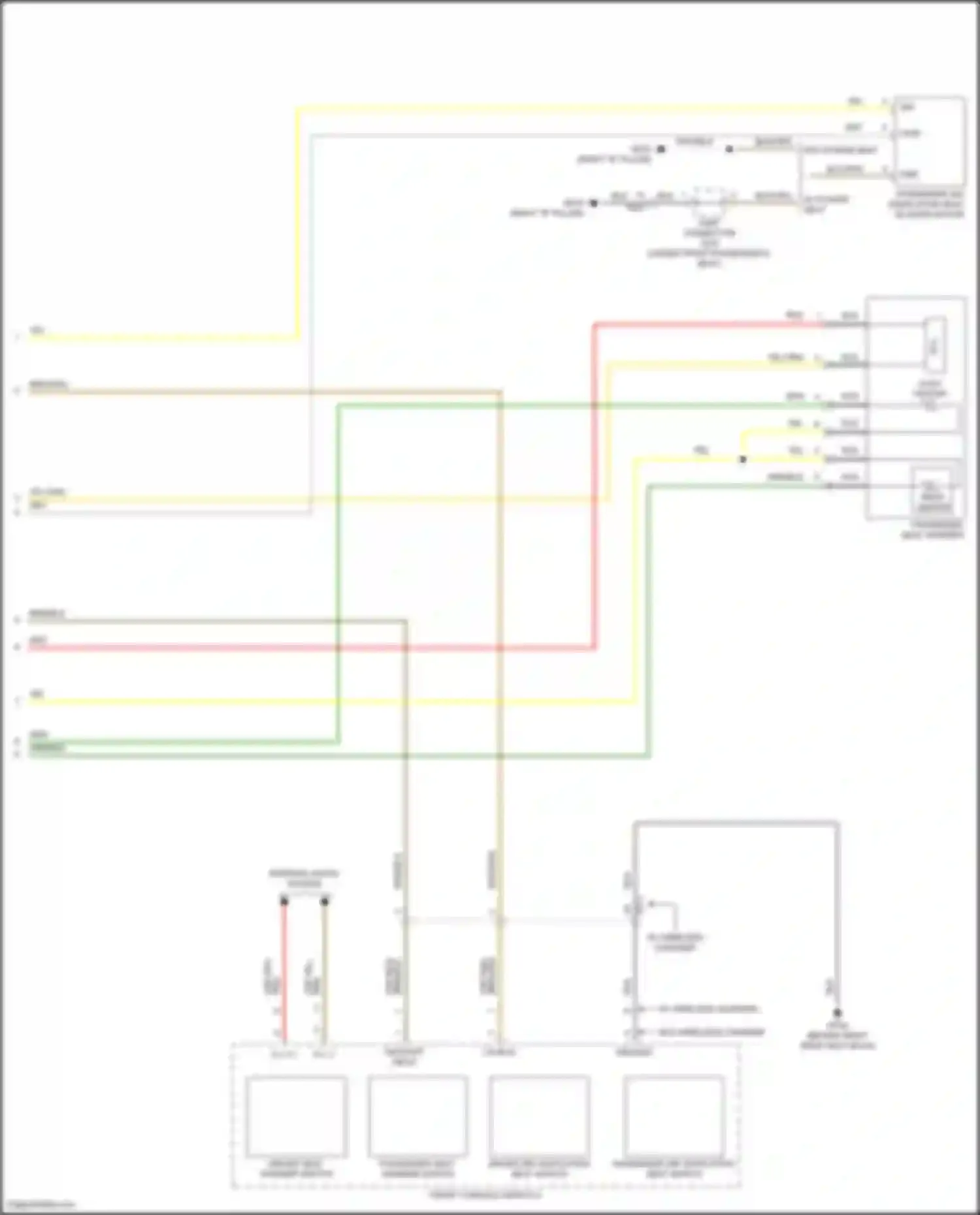 K5 Kia III facelift (2023-2024): Seat ventilation circuit (2 of 2)