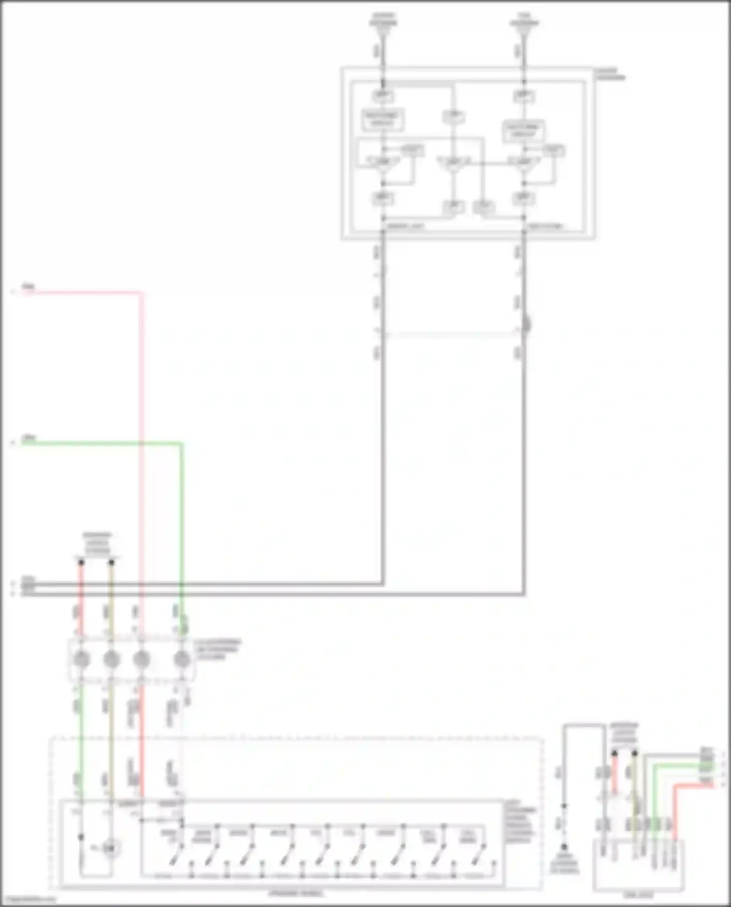 K5 Kia III facelift (2023-2024): Radio circuit, w/ navigation w/o amplifier (2 of 3)