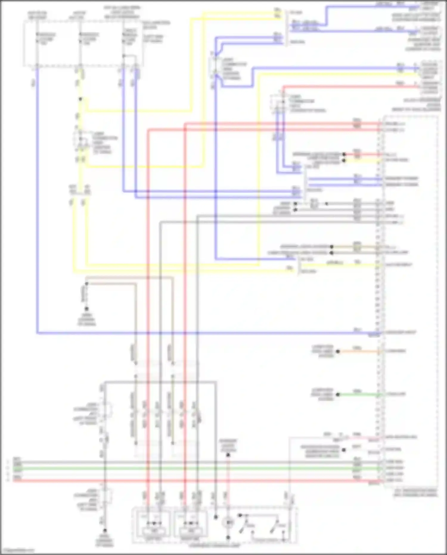 K5 Kia III facelift (2023-2024): Radio circuit, w/ navigation w/o amplifier (3 of 3)