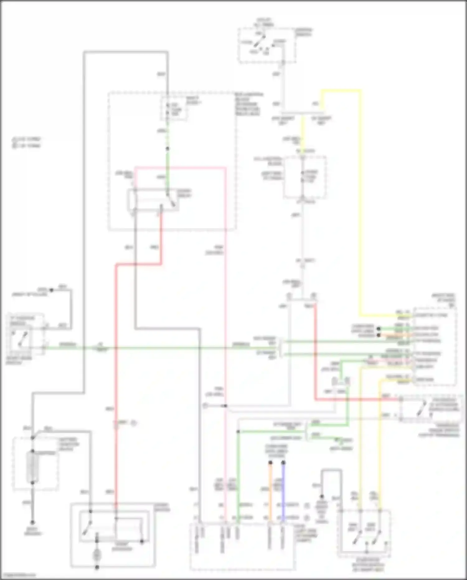 K5 Kia III facelift (2023-2024): Starting circuit