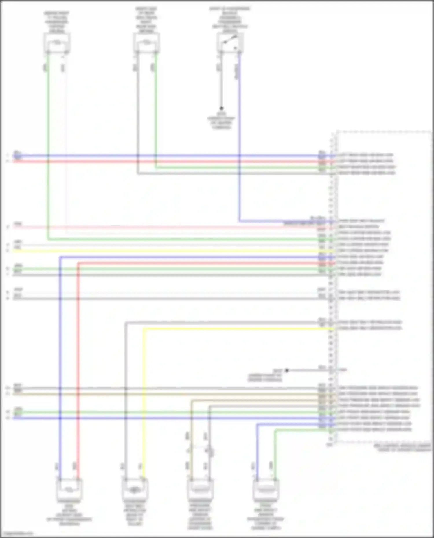 K5 Kia III facelift (2023-2024): Supplemental restraints circuit (3 of 3)