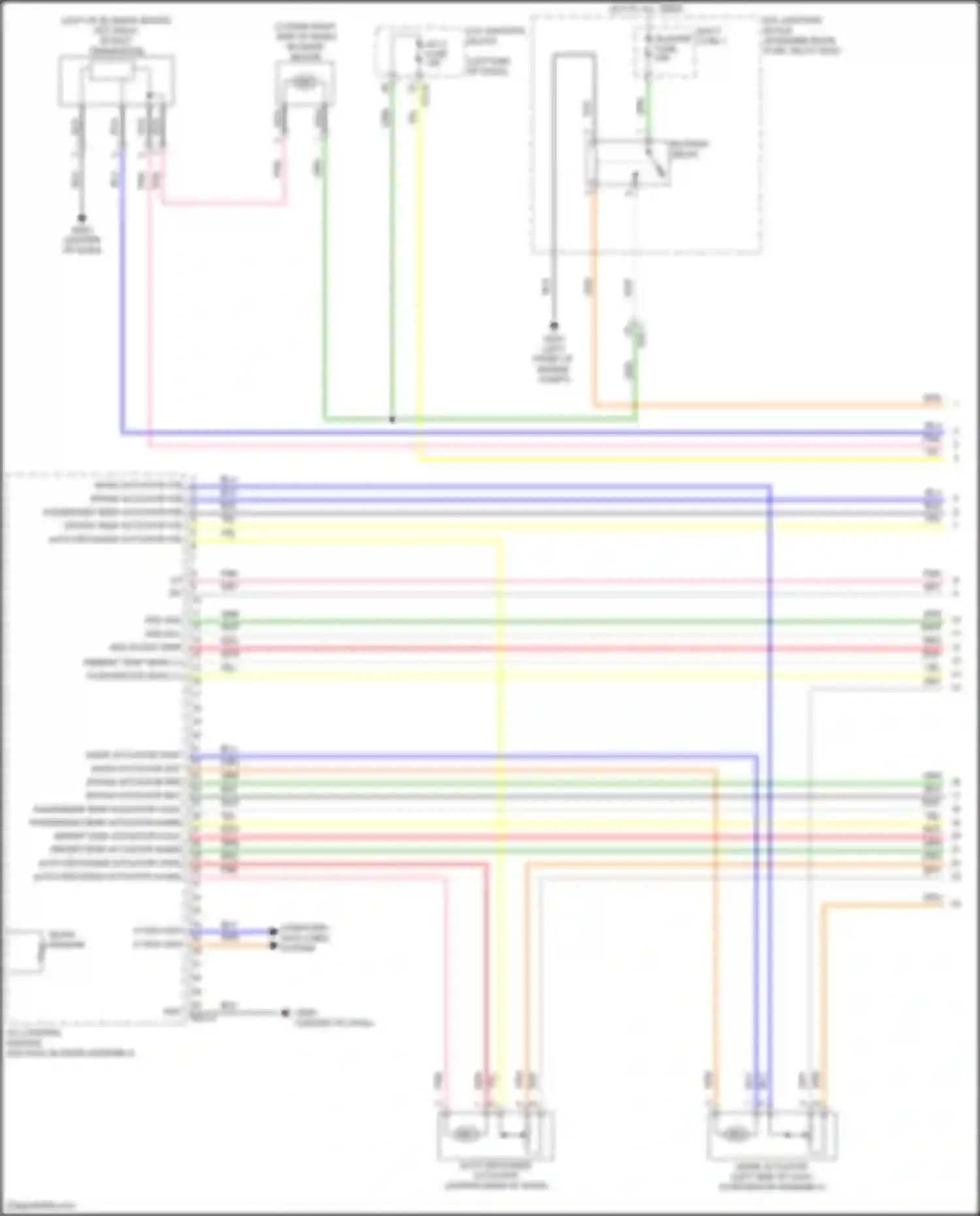 Wiring diagram a/c 2 fuse for Kia K5 III facelift (2023-2024) (1 of 1)