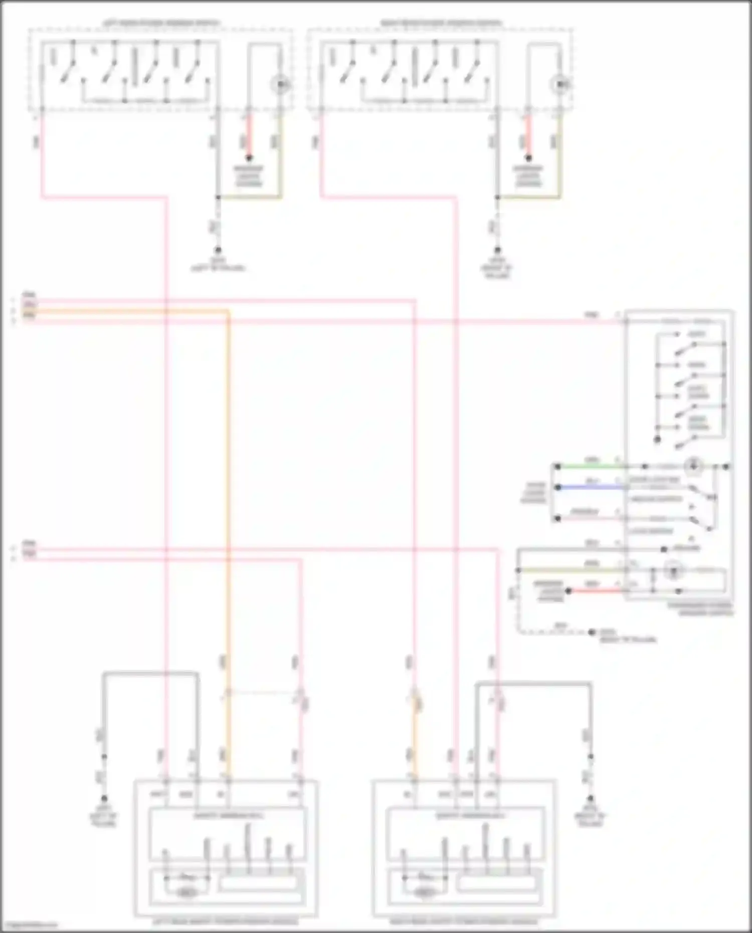 Wiring diagram auto down for Kia K5 III facelift (2023-2024) (3 of 3)