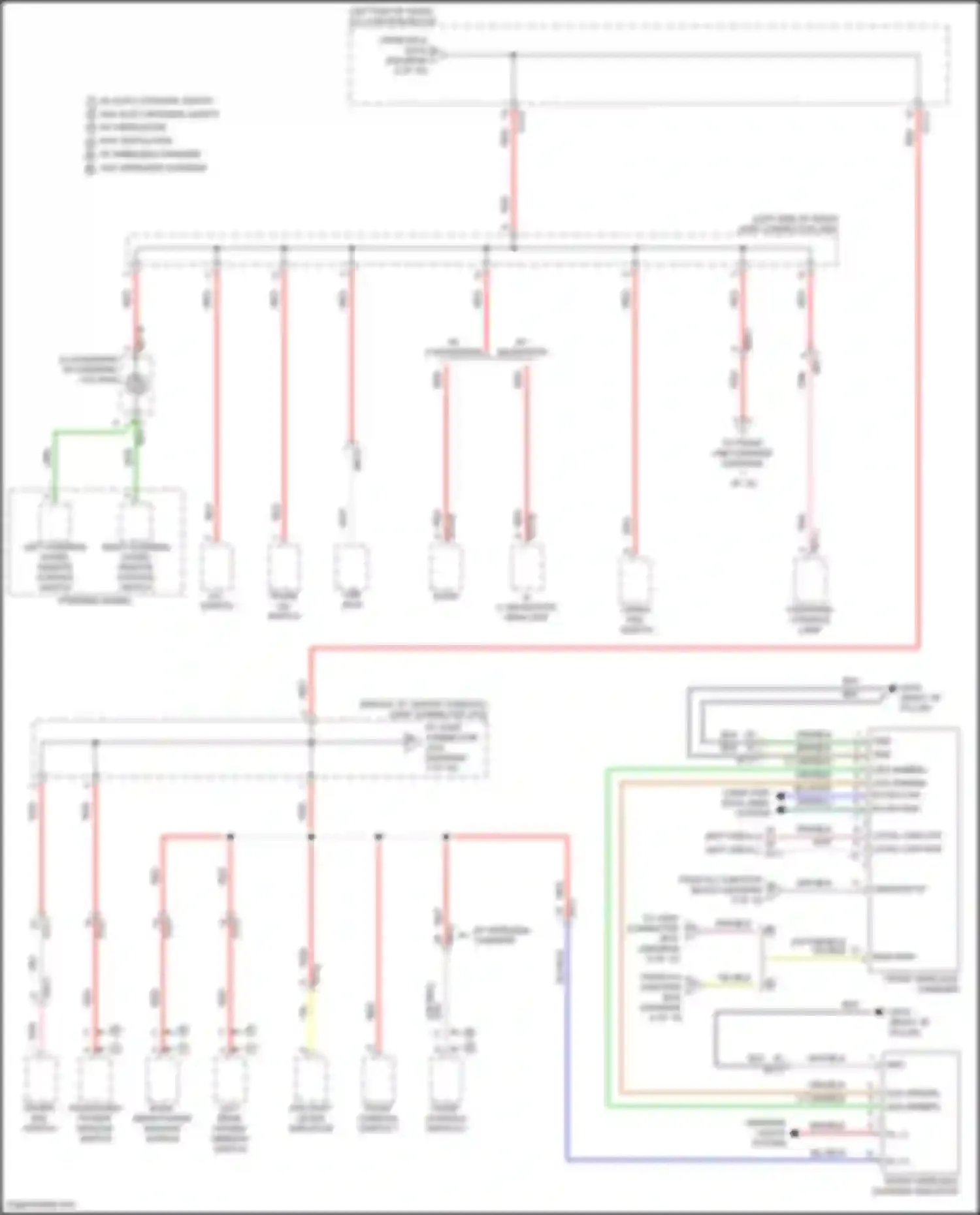 Wiring diagram a/v, navigation head unit for Kia K5 III facelift (2023-2024) (6 of 10)