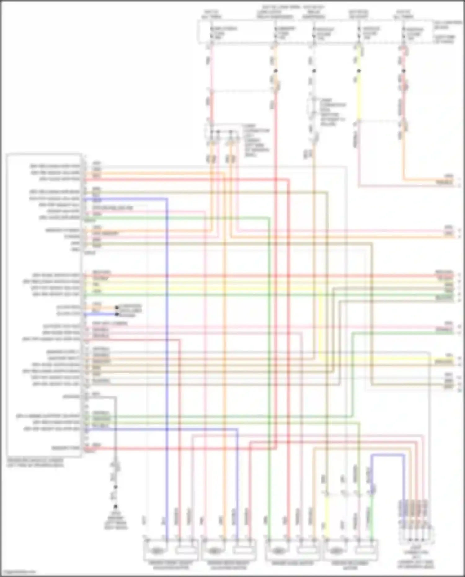 Wiring diagram drv slide switch bwd for Kia K5 III facelift (2023-2024) (1 of 1)