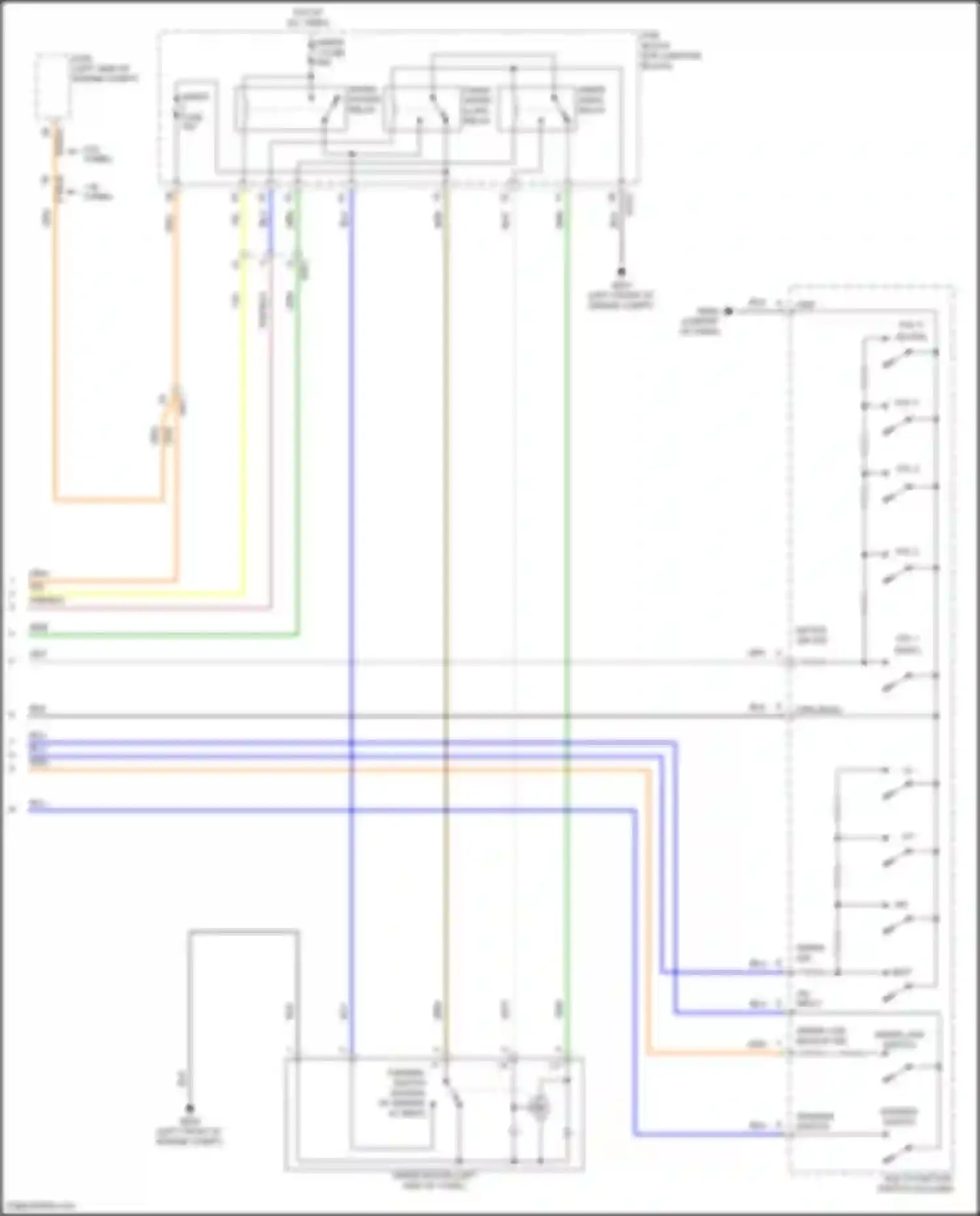 Wiring diagram e/r-a for Kia K5 III facelift (2023-2024) (10 of 15)