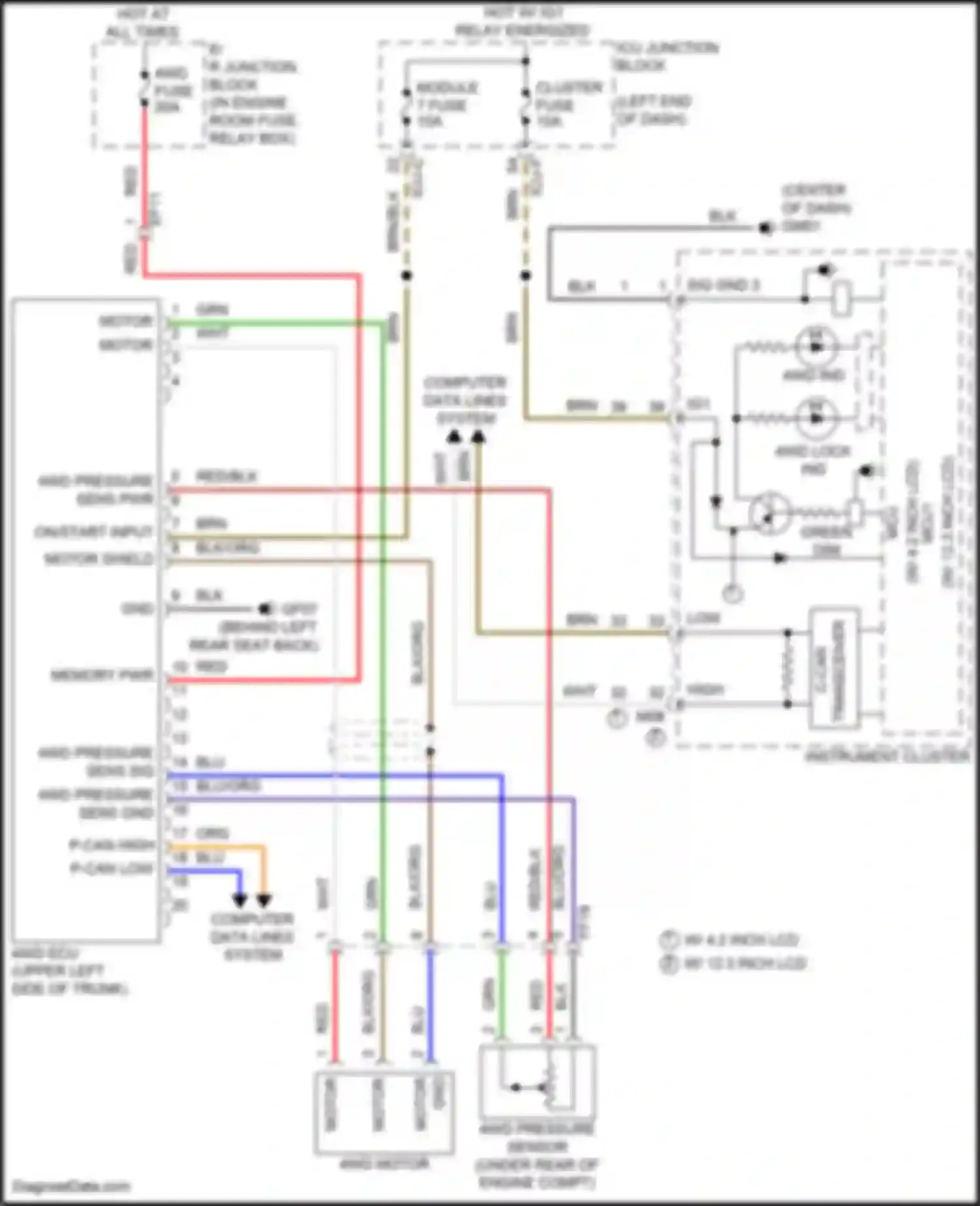 Wiring diagram icu-f for Kia K5 III facelift (2023-2024) (41 of 52)