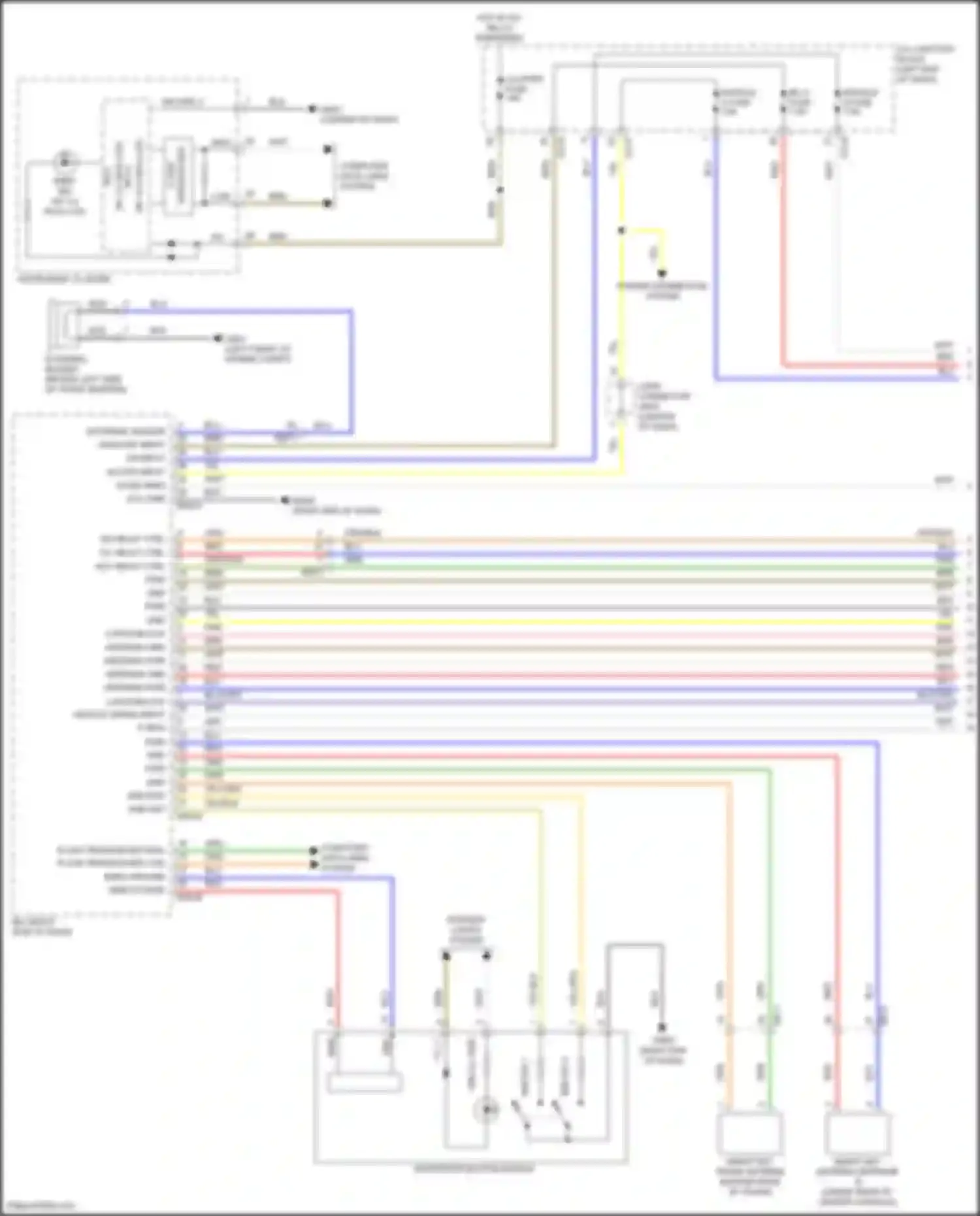 Wiring diagram icu-f for Kia K5 III facelift (2023-2024) (44 of 52)