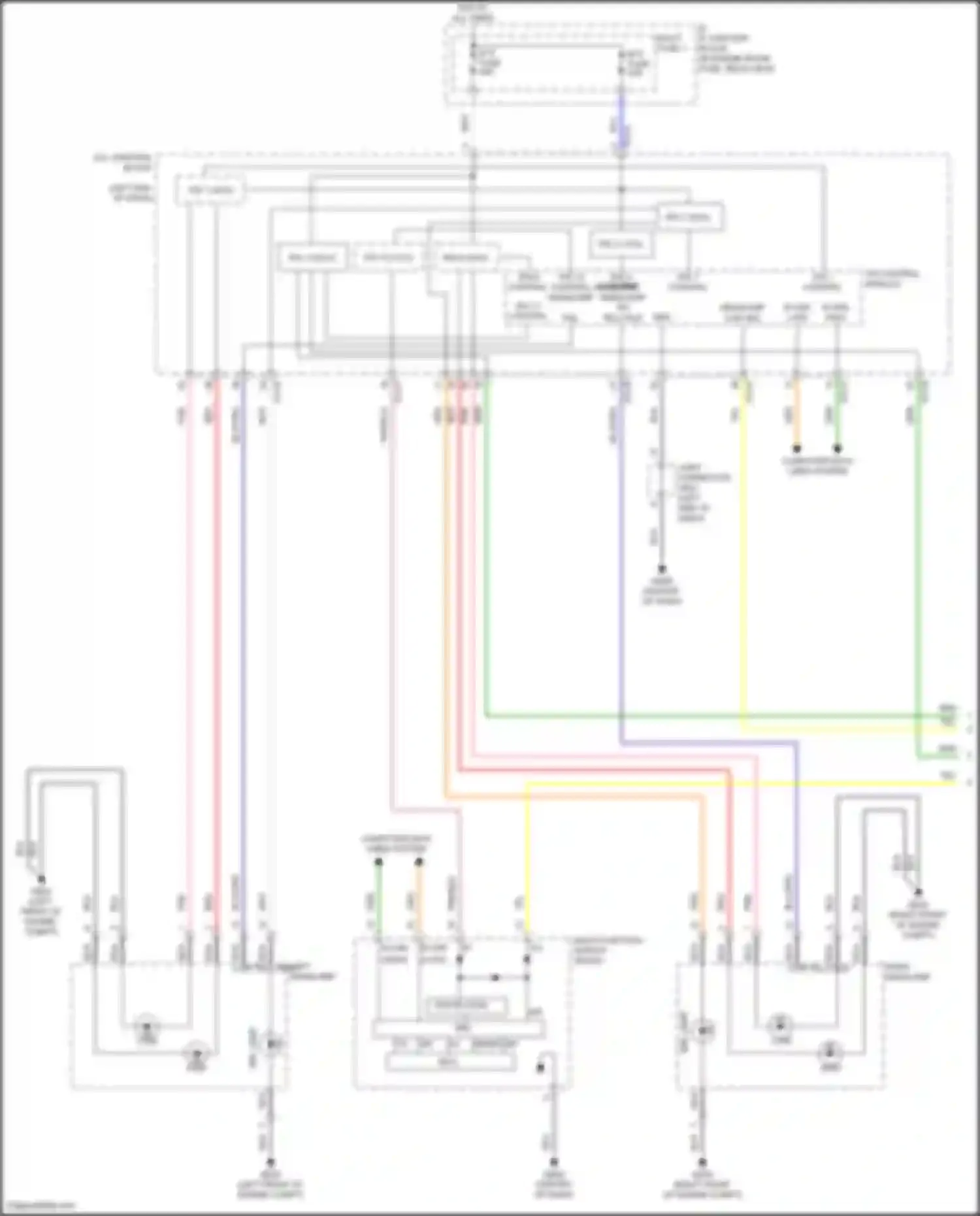 Wiring diagram icu junction block for Kia K5 III facelift (2023-2024) (31 of 85)