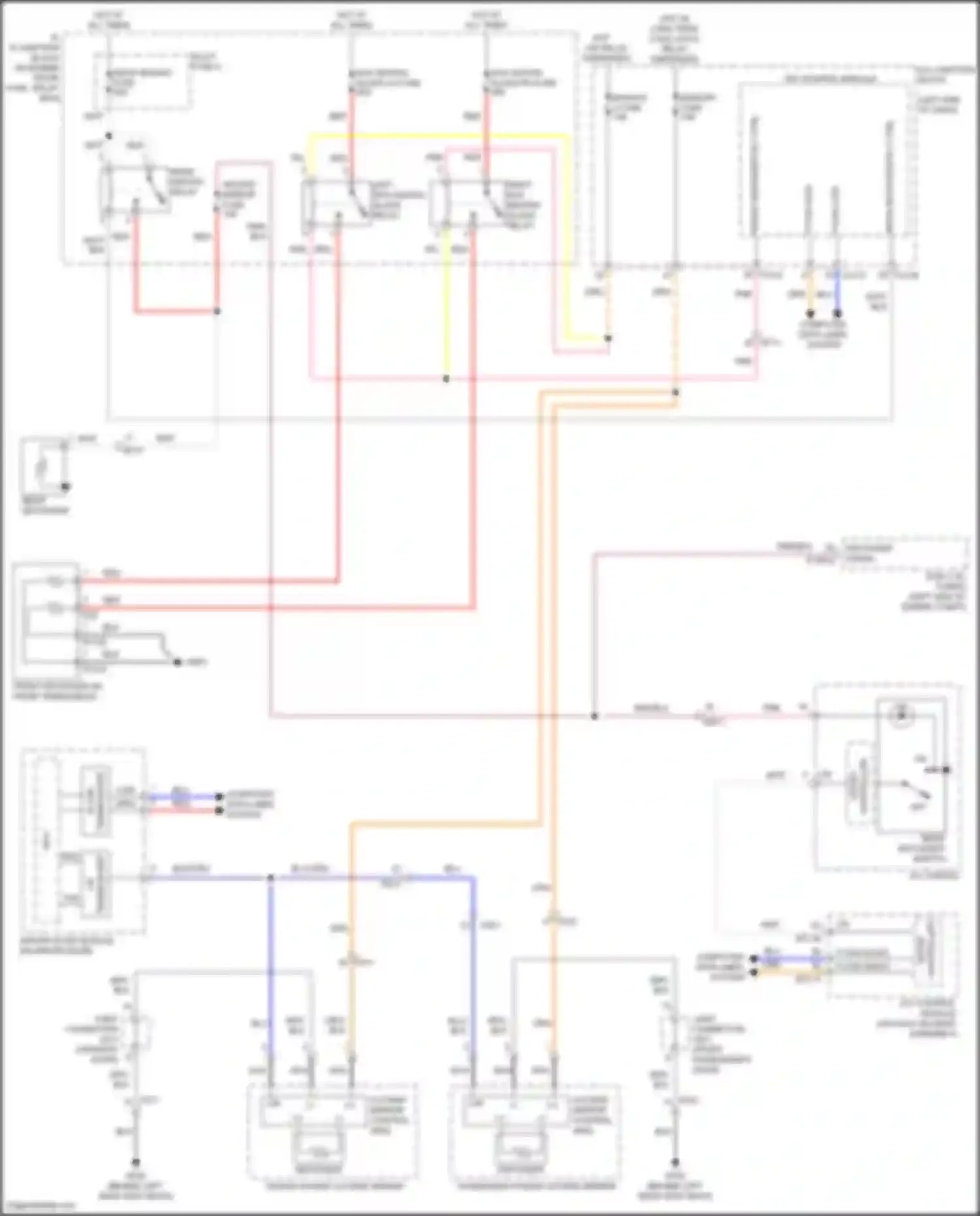 Wiring diagram memory fuse for Kia K5 III facelift (2023-2024) (3 of 9)