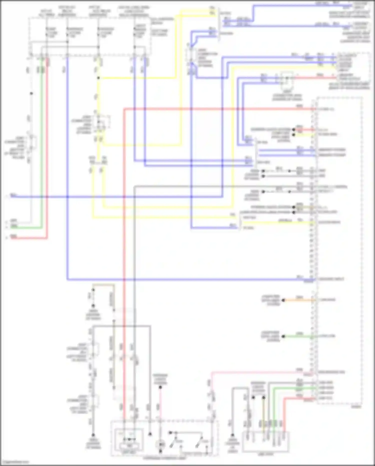 Wiring diagram memory power for Kia K5 III facelift (2023-2024) (9 of 14)