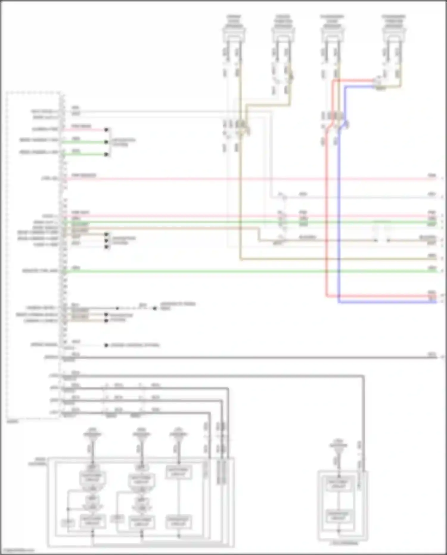 Wiring diagram rear camera v-sig for Kia K5 III facelift (2023-2024) (1 of 3)