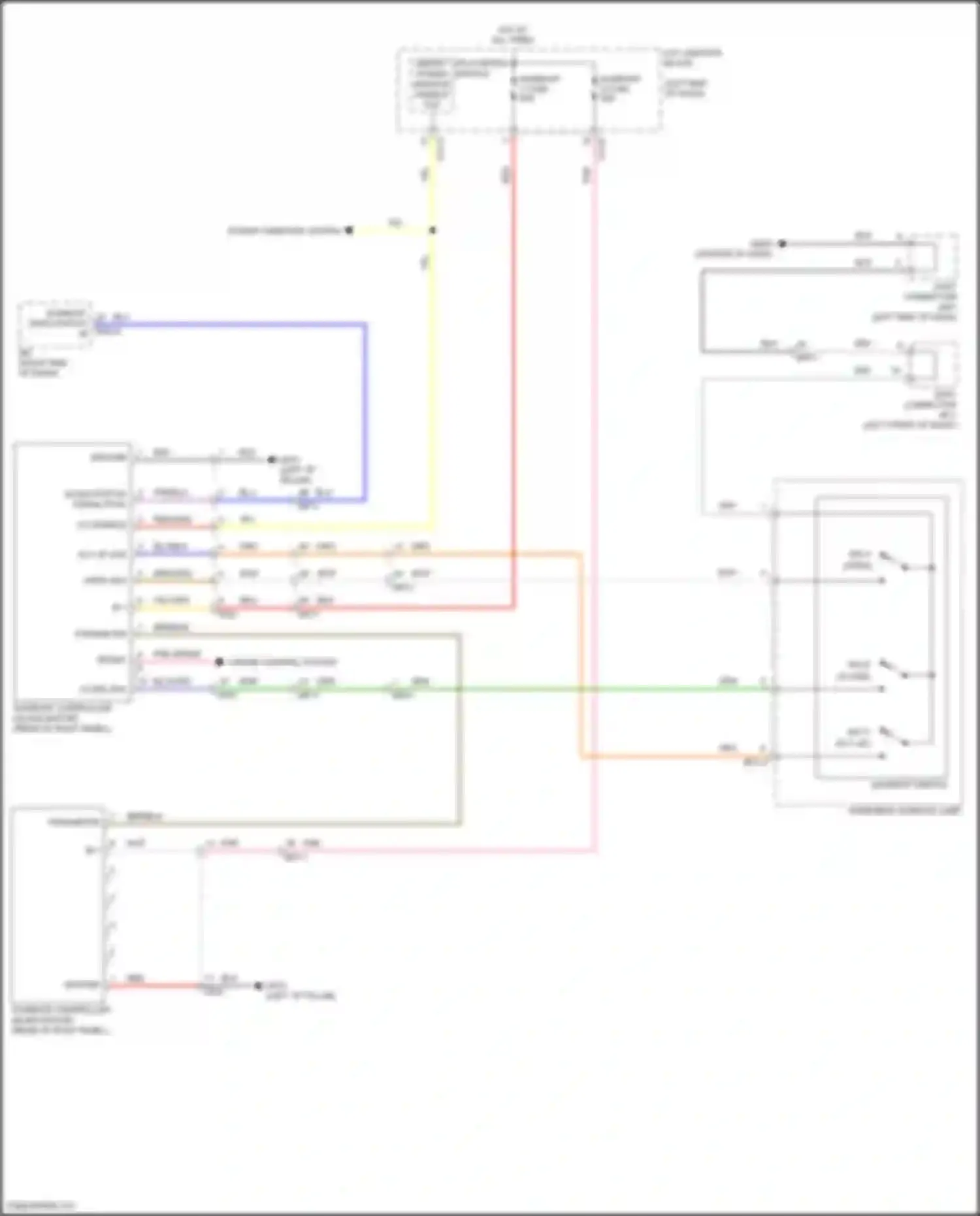 Wiring diagram red for Kia K5 III facelift (2023-2024) (65 of 141)