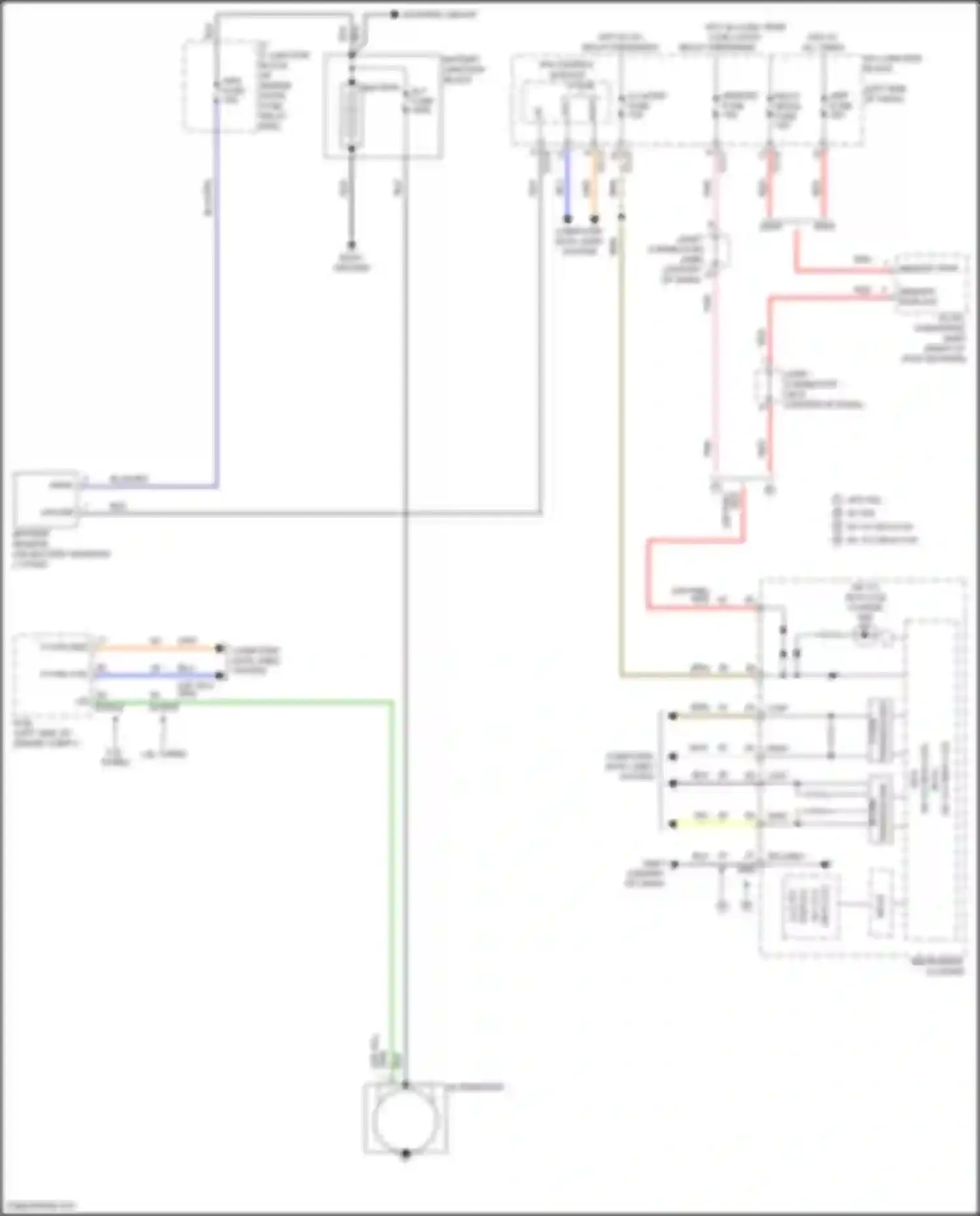 Wiring diagram starting circuit for Kia K5 III facelift (2023-2024) (1 of 1)