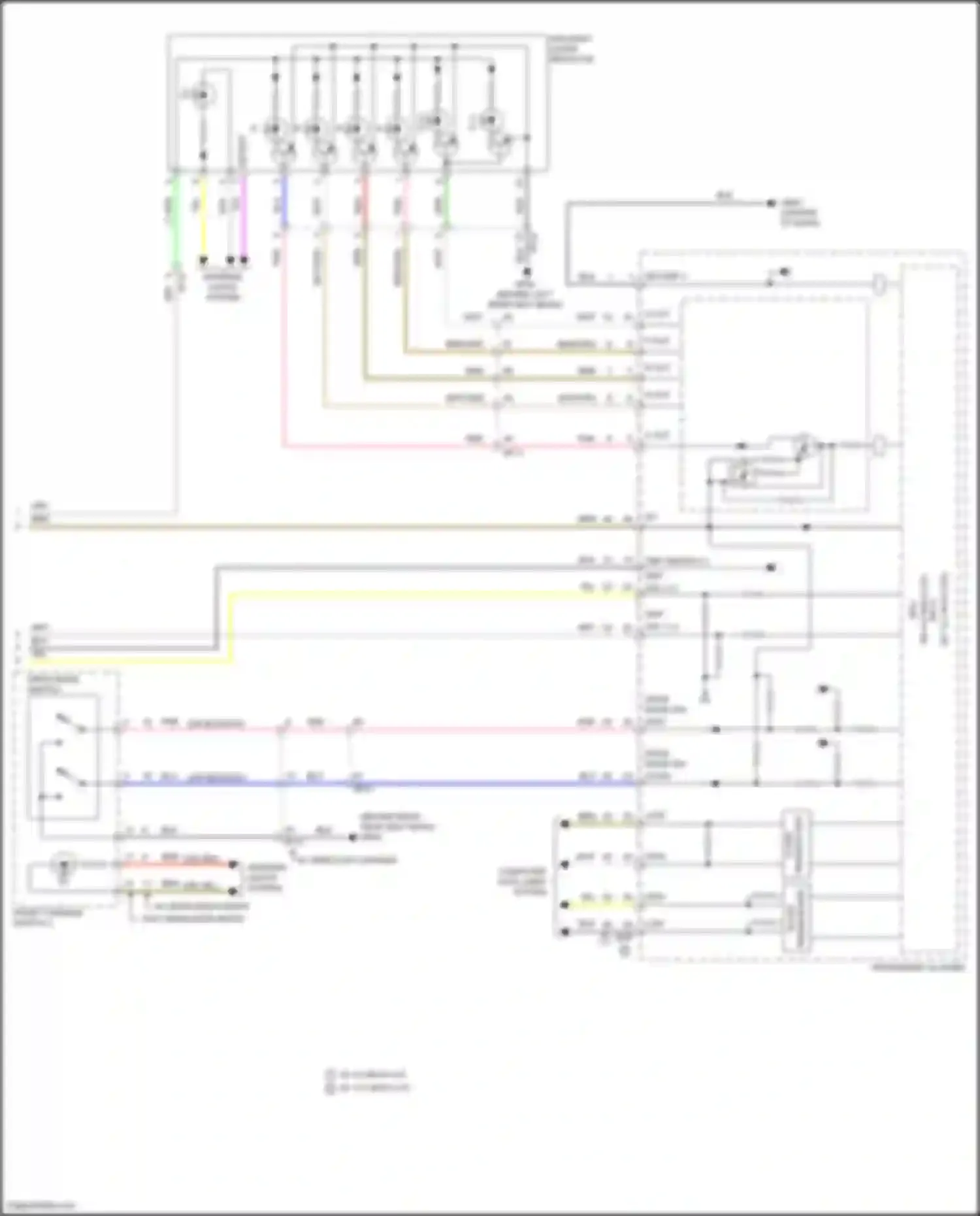 Wiring diagram w/o ventilation seats for Kia K5 III facelift (2023-2024) (1 of 7)