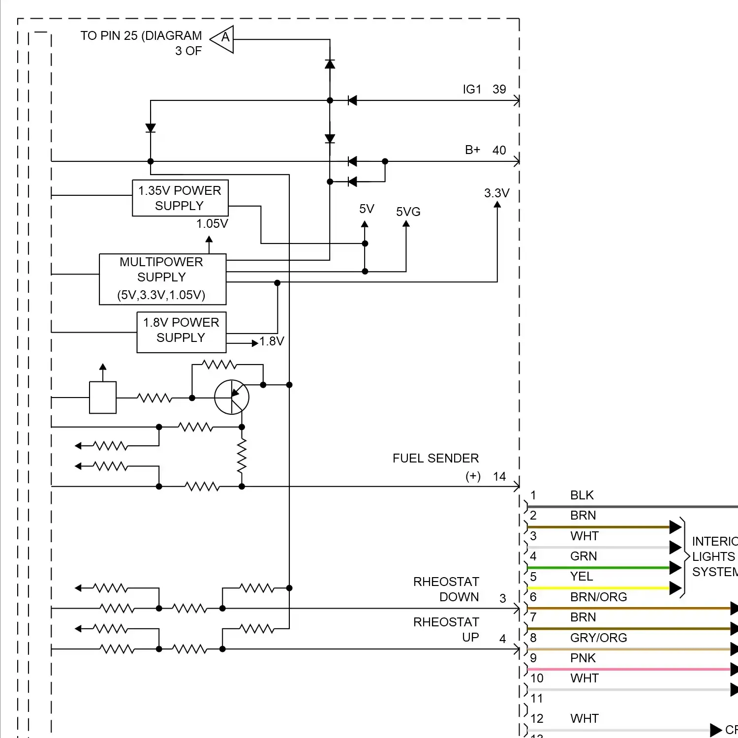 demo - Instrument cluster circuit, w/ 12.3 inch tft lcd (1 of 3) Instrument cluster circuit, w/ 12.3 inch tft lcd (1 of 3)