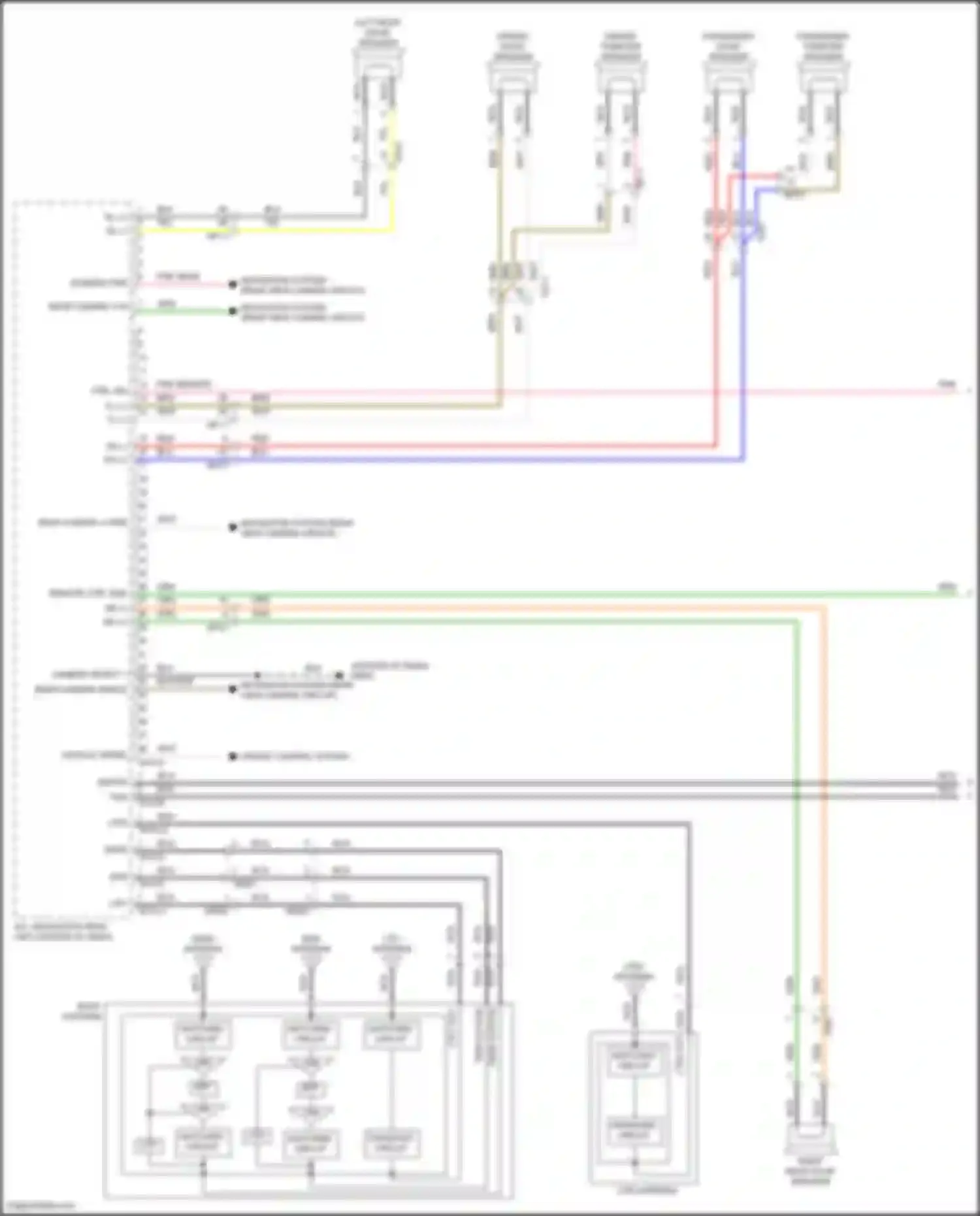K5 Kia III (2019-2023): Navigation circuit, w/o amplifier (1 of 3)
