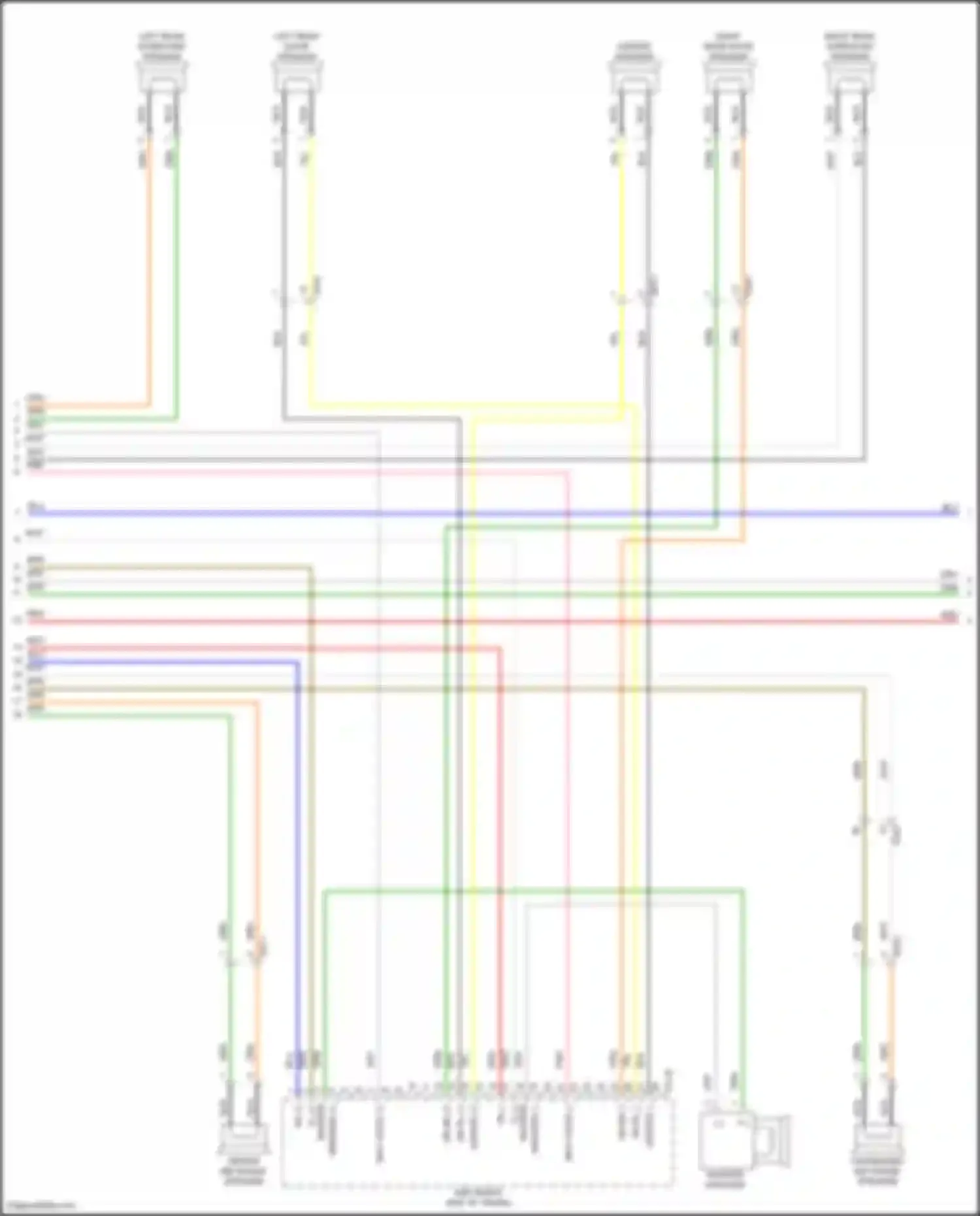 K5 Kia III (2019-2023): Radio circuit, w/o navigation w/ amplifier (3 of 4)