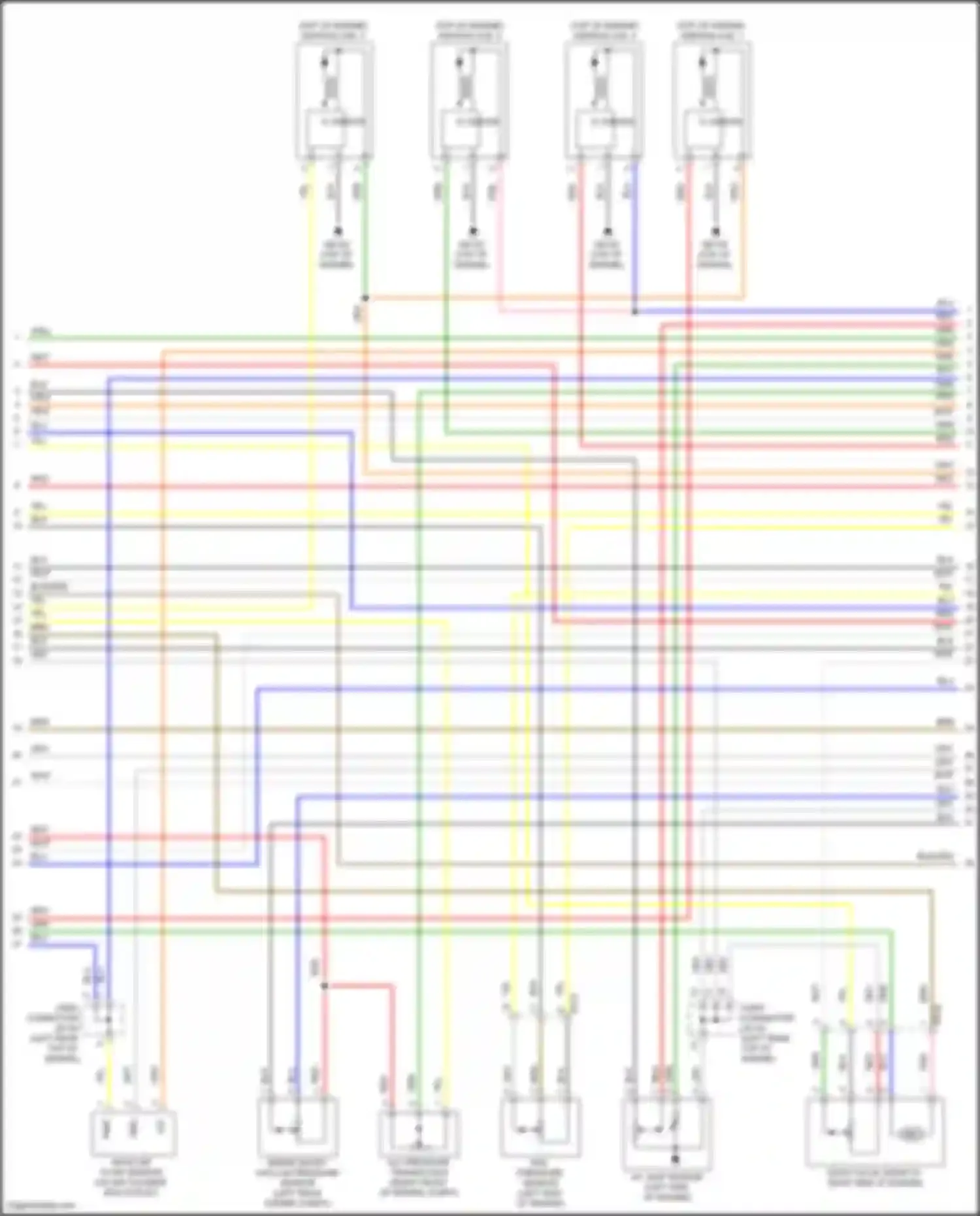 Wiring diagram a/c pressure transducer for Kia K5 III (2019-2023) (1 of 2)