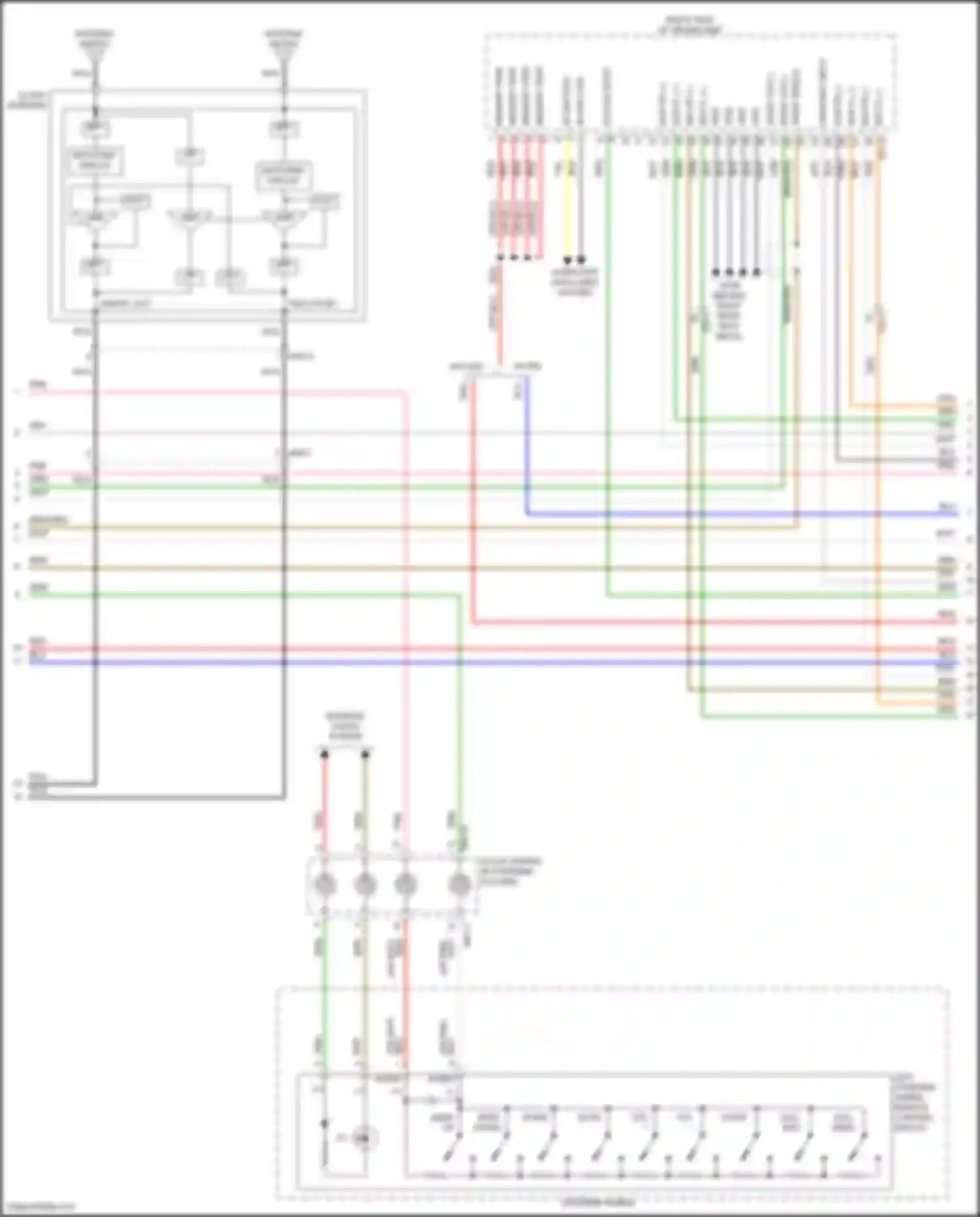 Wiring diagram acc/on input for Kia K5 III (2019-2023) (5 of 16)