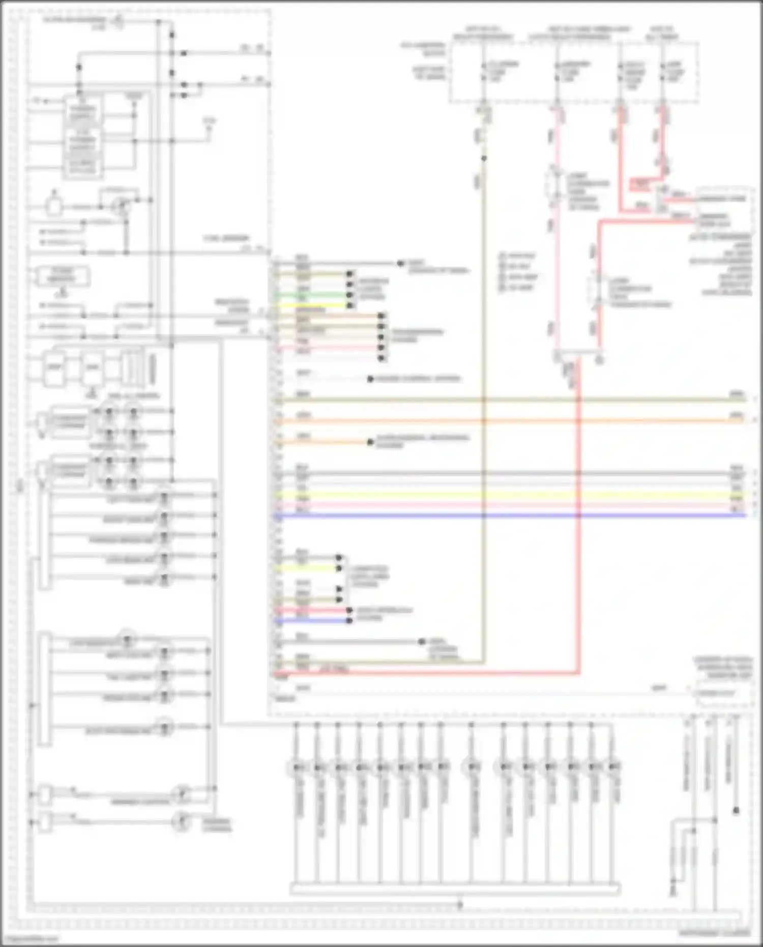 Wiring diagram auto high beam ind for Kia K5 III (2019-2023) (2 of 2)