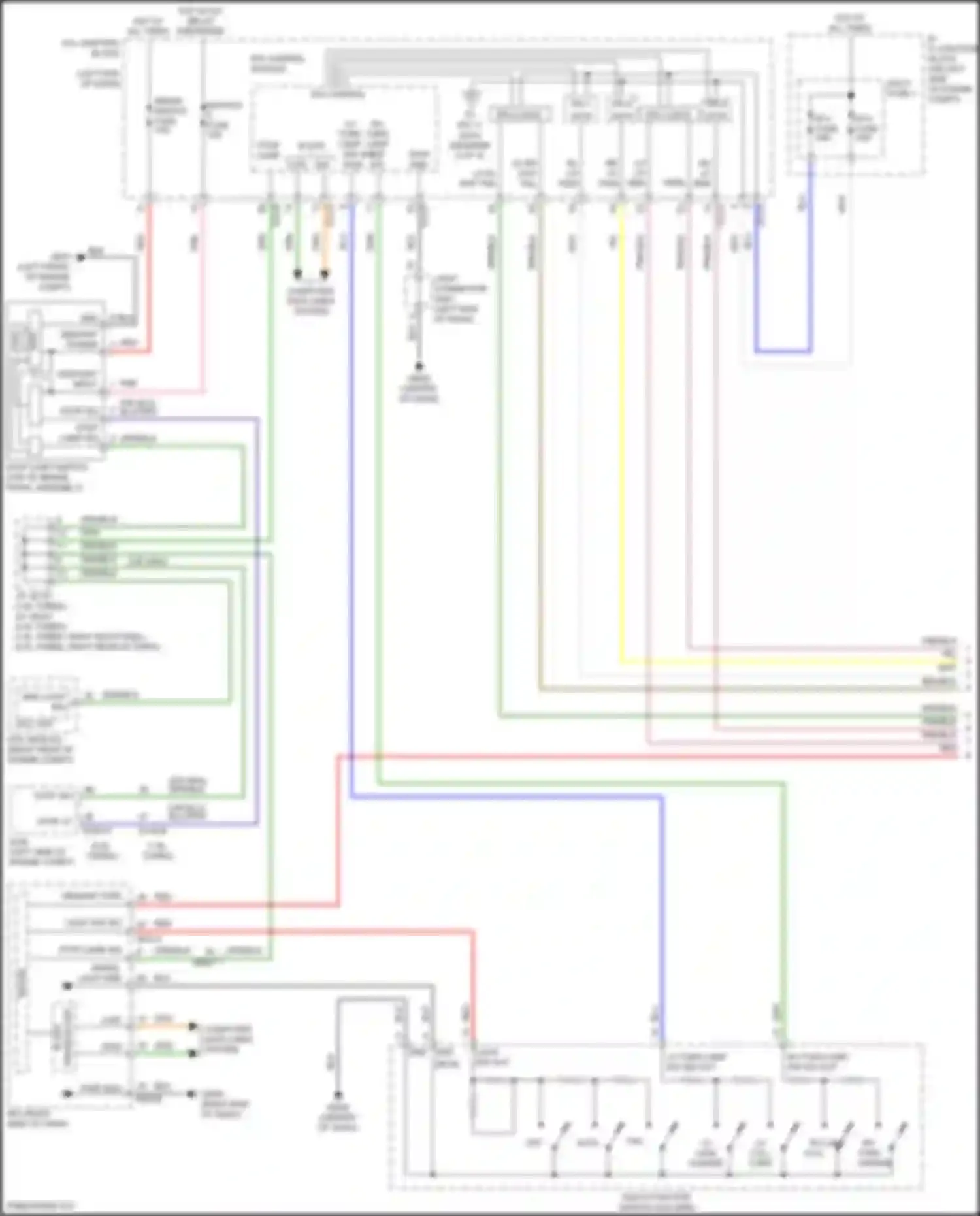 Wiring diagram b+3 fuse for Kia K5 III (2019-2023) (4 of 9)