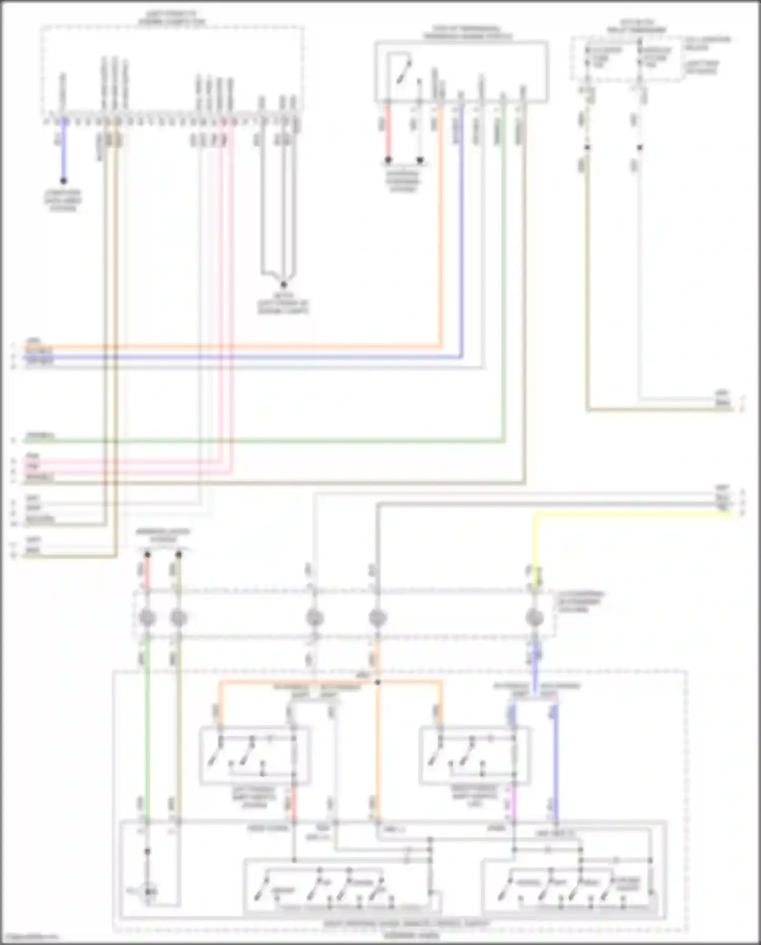 Wiring diagram blk/org for Kia K5 III (2019-2023) (43 of 50)
