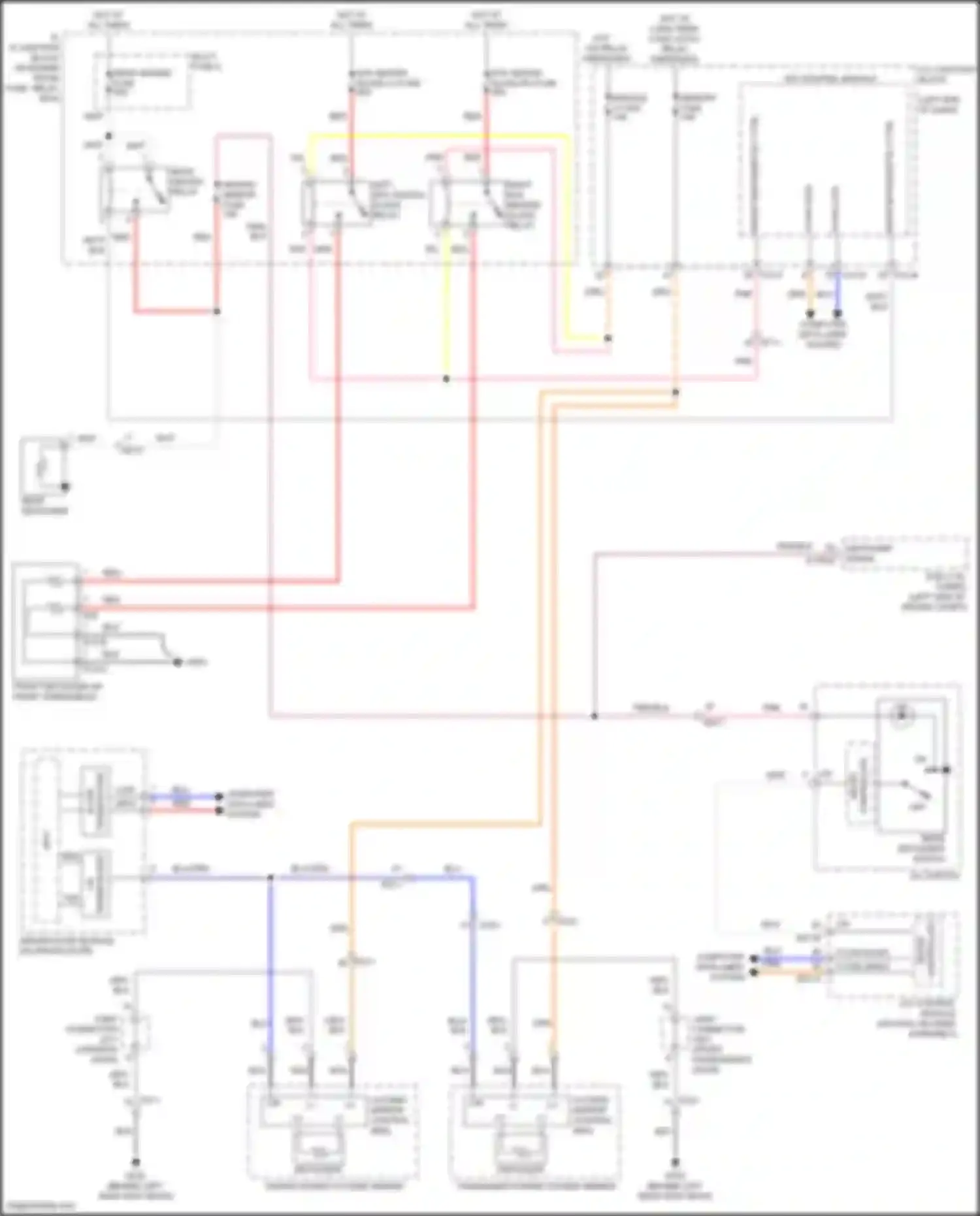 Wiring diagram blu for Kia K5 III (2019-2023) (61 of 133)