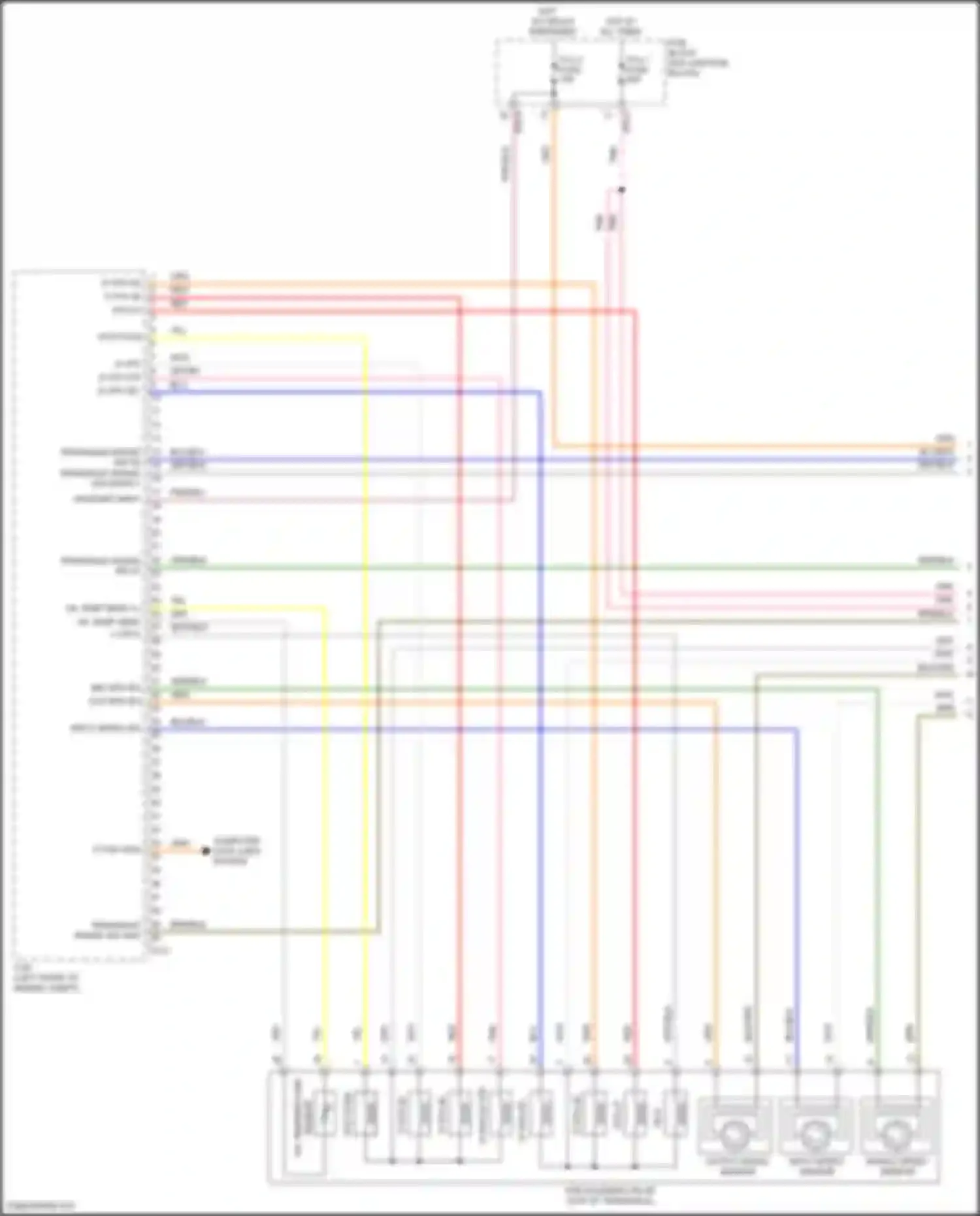 Wiring diagram blu/blk for Kia K5 III (2019-2023) (1 of 10)