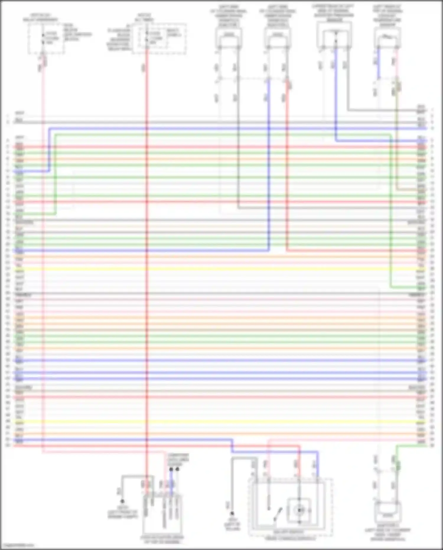 Wiring diagram booster pressure sensor for Kia K5 III (2019-2023) (1 of 2)