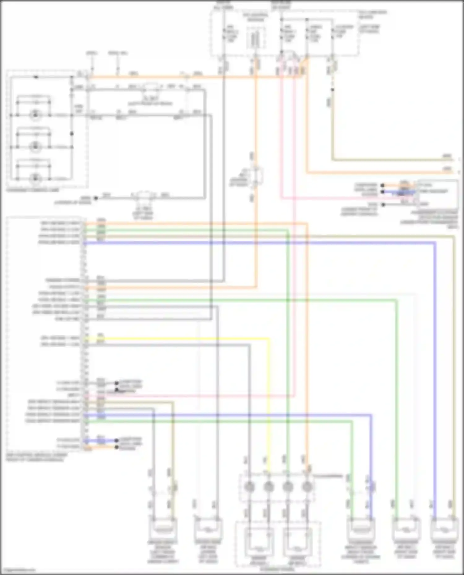 Wiring diagram driver air bag 2 for Kia K5 III (2019-2023) (1 of 1)