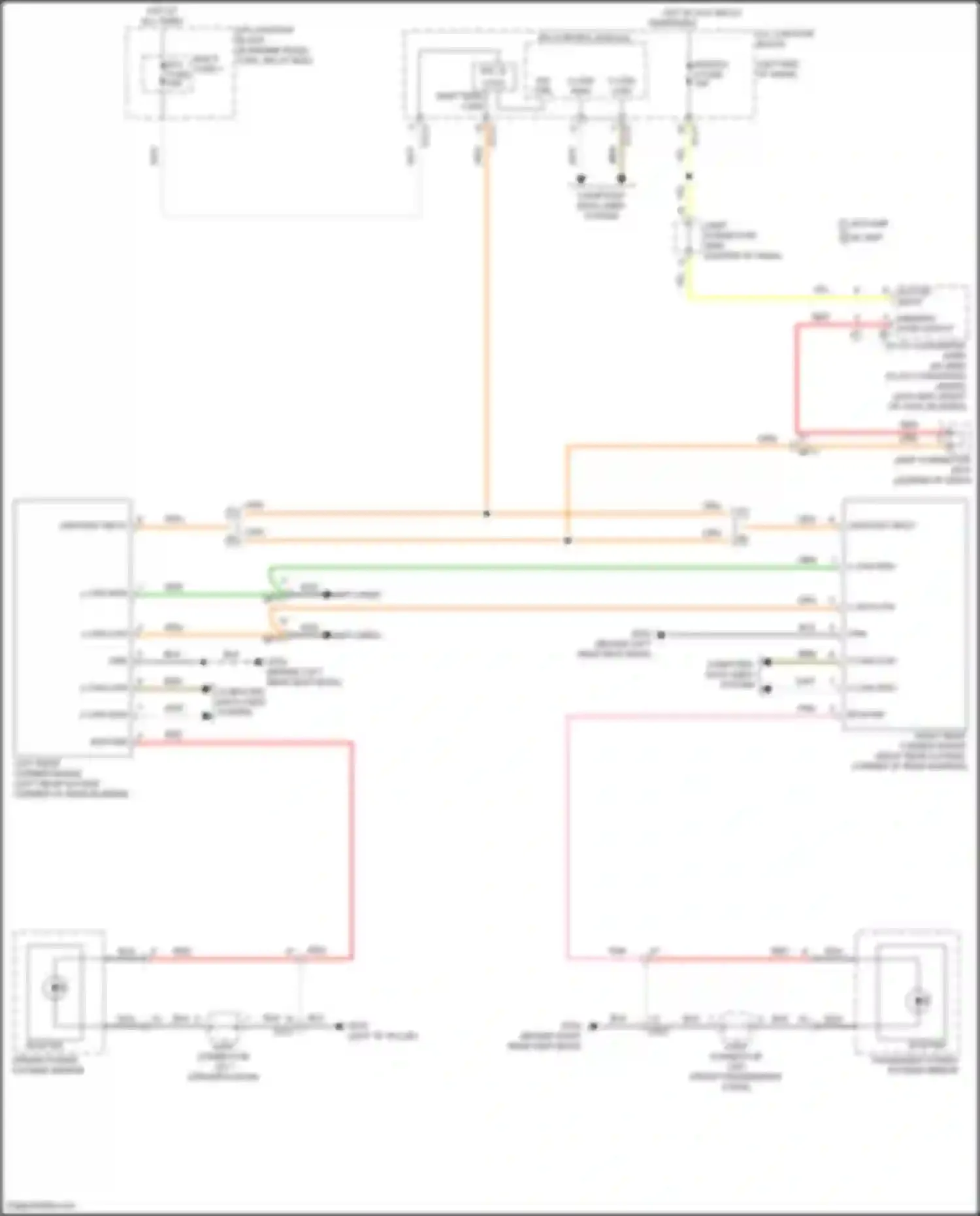 Wiring diagram driver power outside mirror for Kia K5 III (2019-2023) (1 of 10)