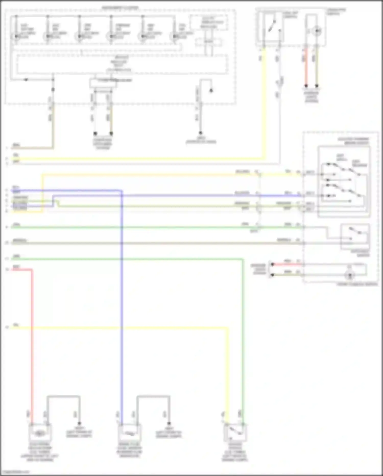 Wiring diagram epb ind for Kia K5 III (2019-2023) (1 of 2)