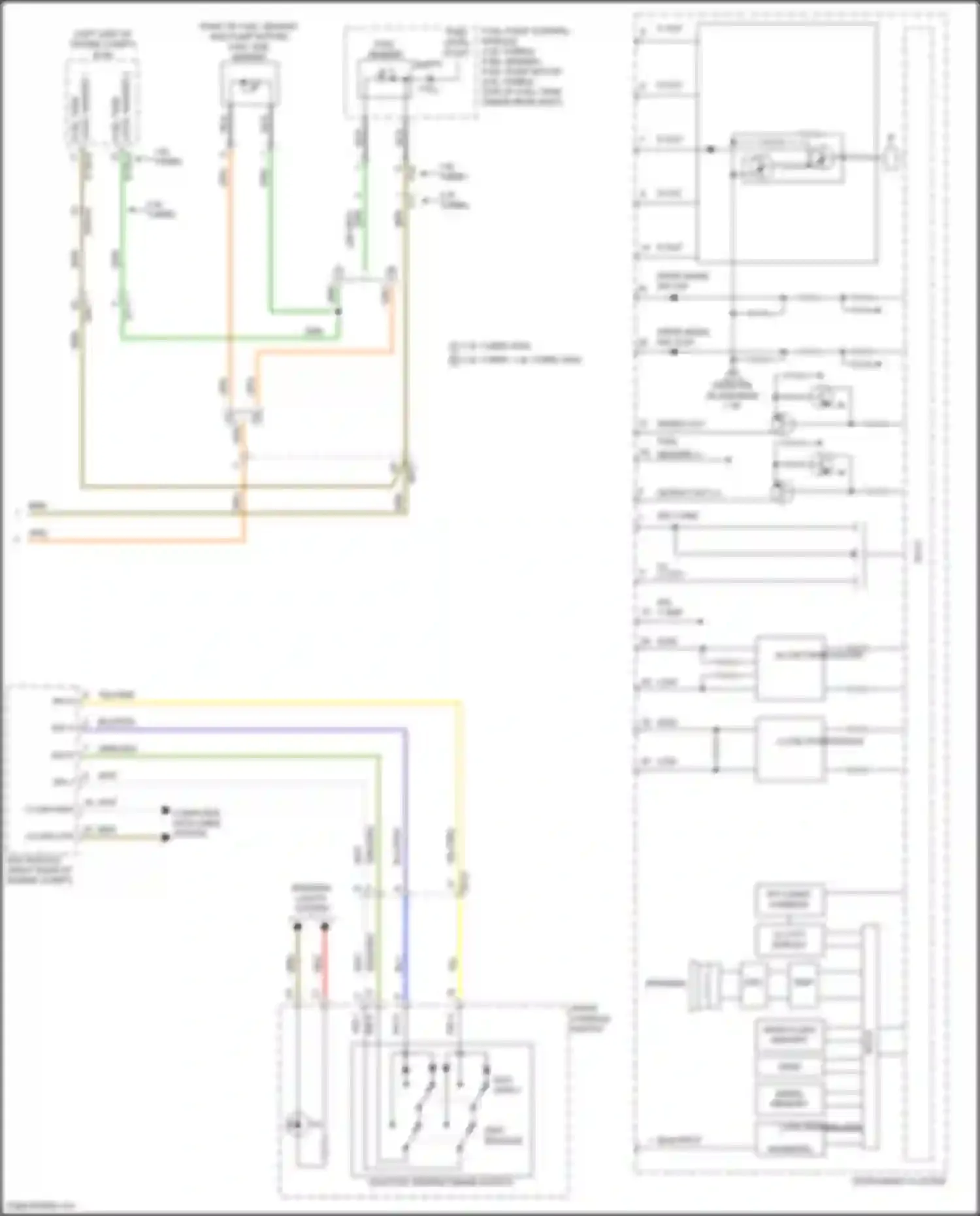 Wiring diagram esc module for Kia K5 III (2019-2023) (6 of 11)