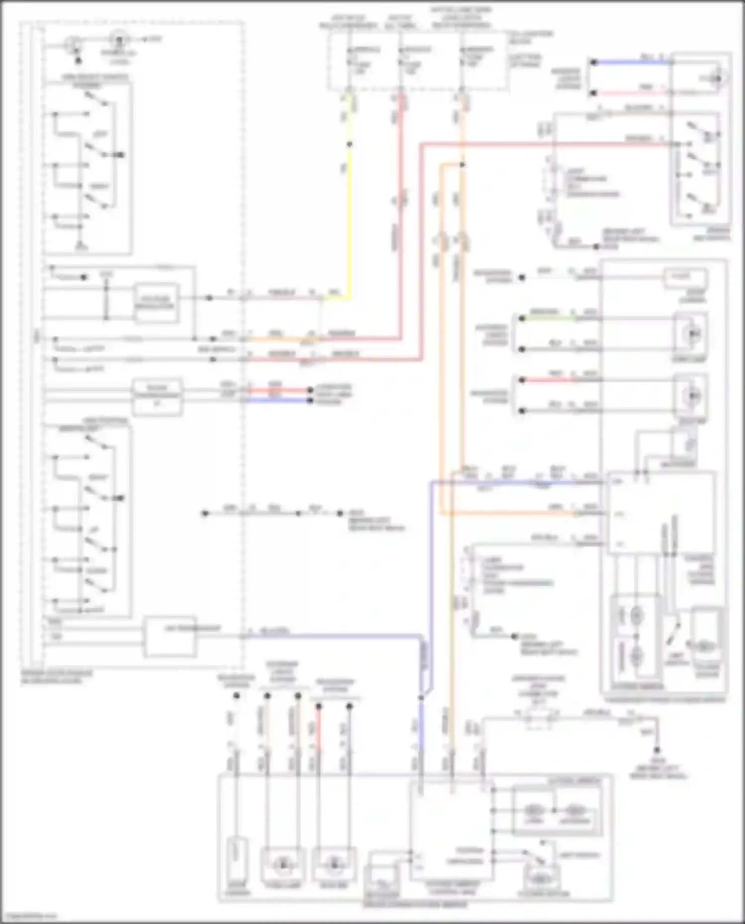 Wiring diagram gry/org for Kia K5 III (2019-2023) (6 of 11)