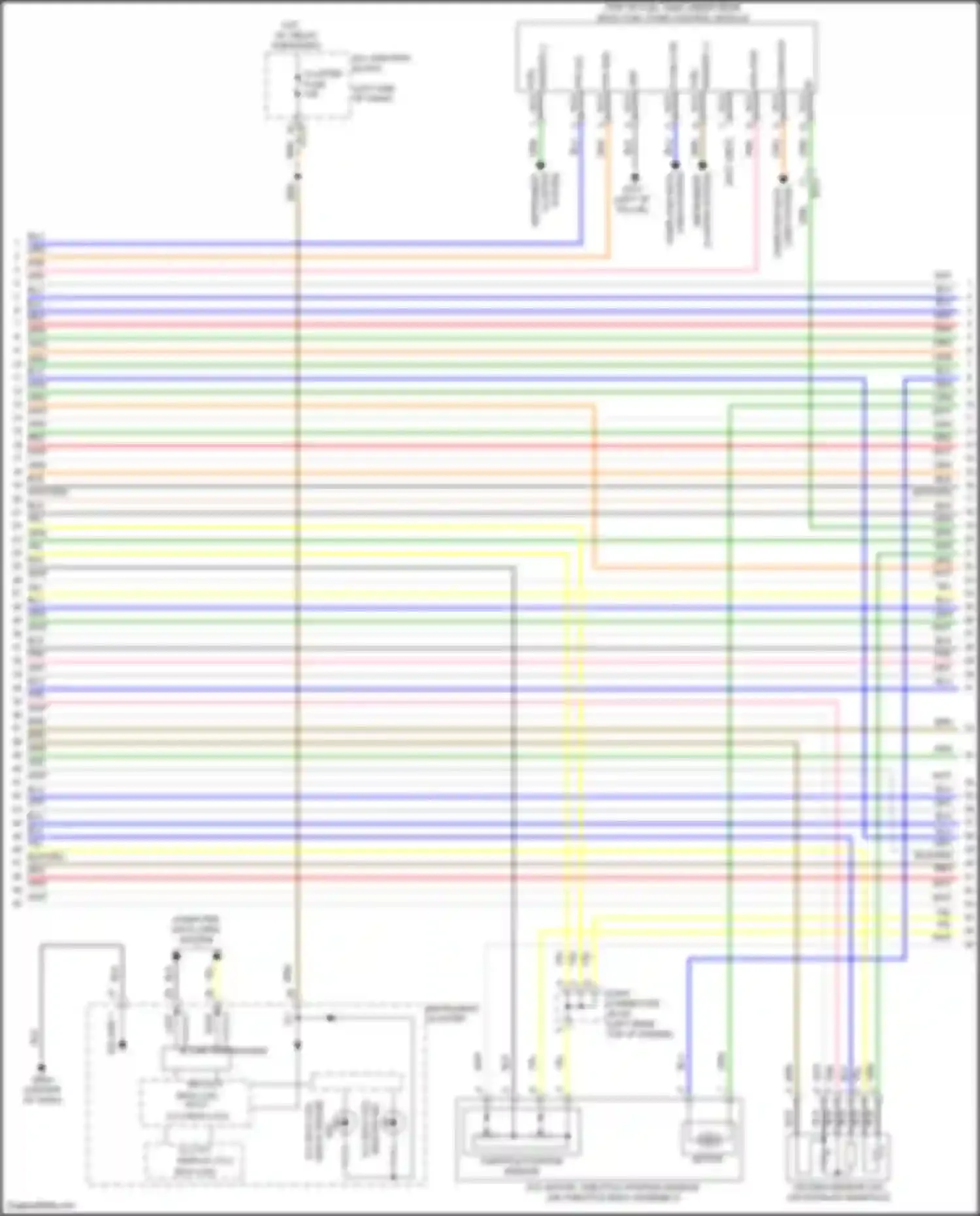 Wiring diagram instrument cluster for Kia K5 III (2019-2023) (30 of 34)