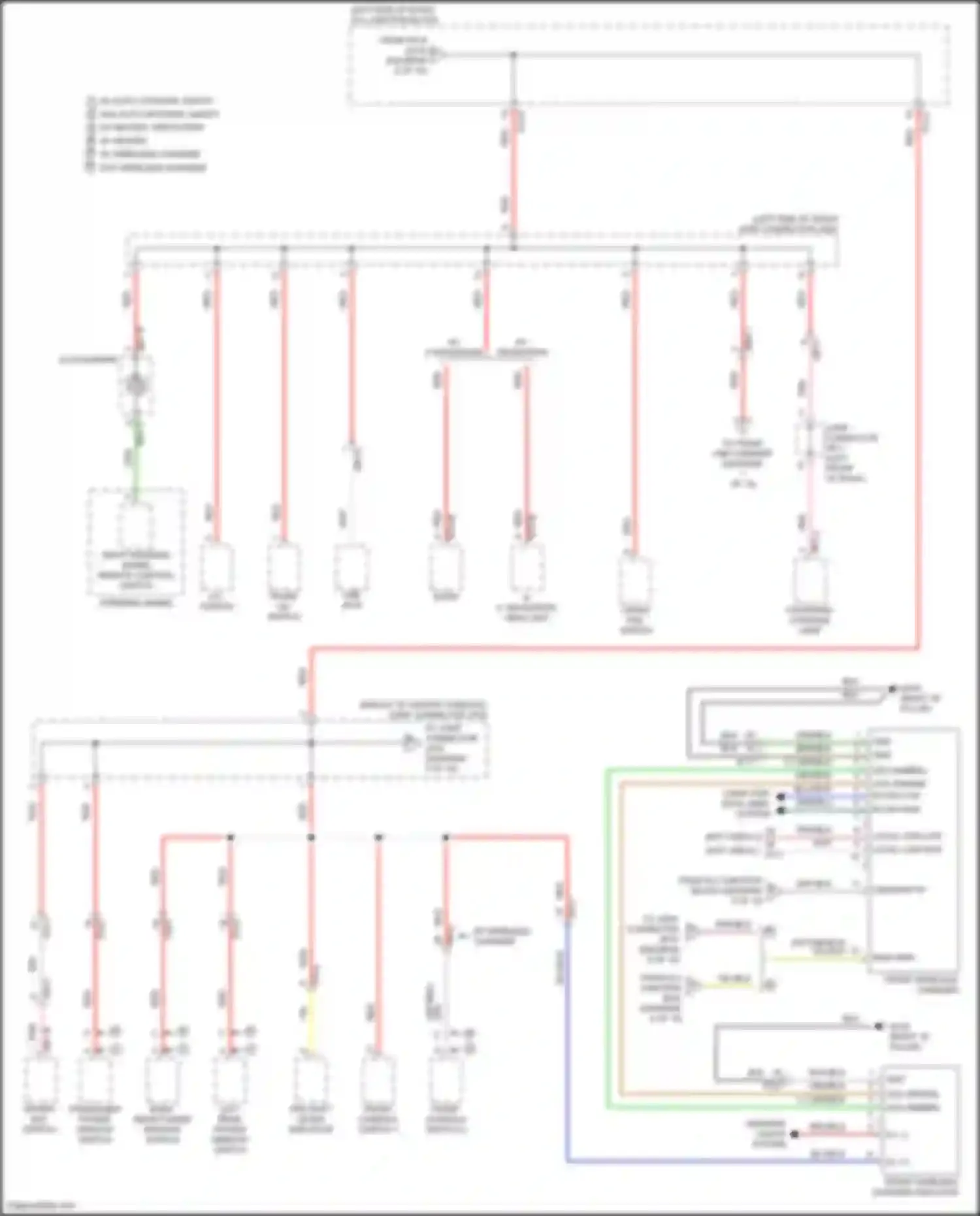 Wiring diagram led green for Kia K5 III (2019-2023) (1 of 1)
