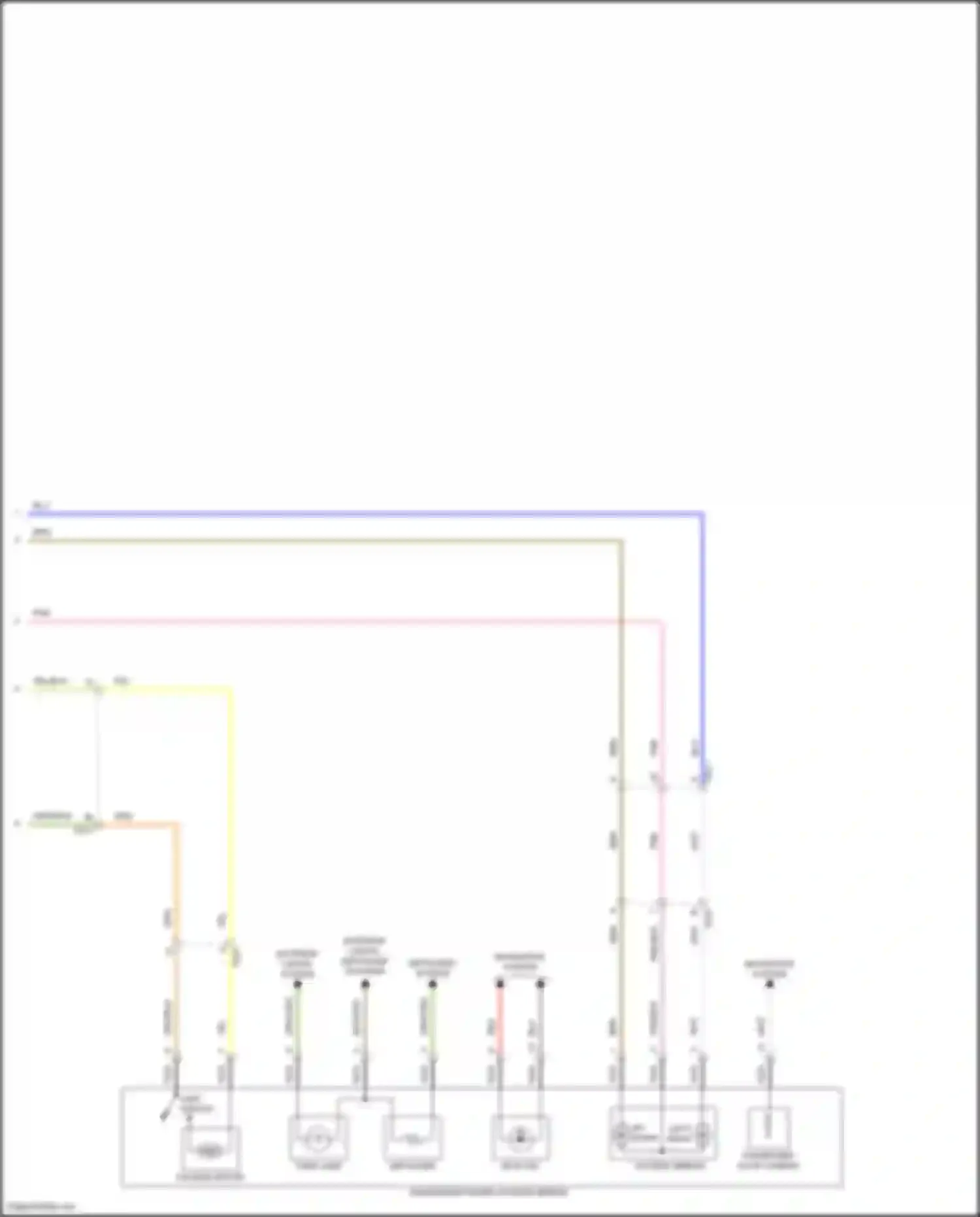 Wiring diagram limit switch for Kia K5 III (2019-2023) (3 of 3)